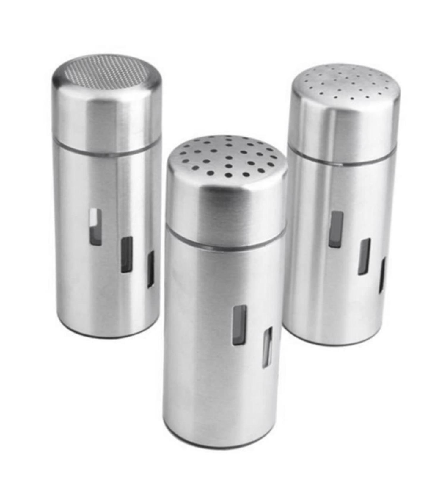 Zerodeko 1pc Heart Shaped Bowl Handle Replacement Storage Jar Cooking Enjoyment Lid to Keep Spices Fresh Practical and Beautiful Kitchen Product Duster Spice Jar Stainless Steel Salt Shaker 5X5CM Silver - Buy Online on GoSupps.com