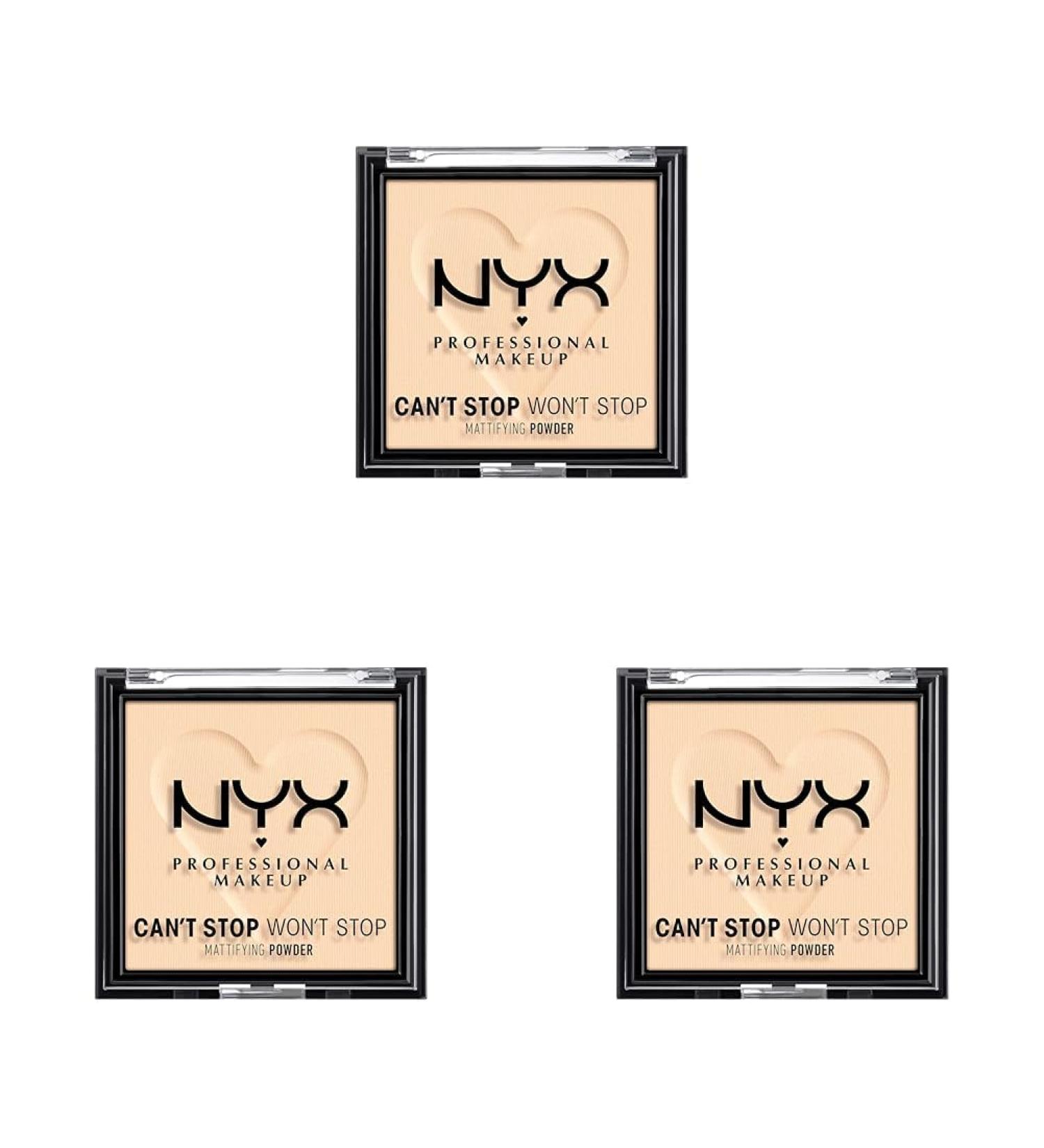 Buy Nyx Can't Stop Won't Stop Mattifying Powder - Fair (3 Pack) | International Shipping Available - Buy Online on GoSupps.com