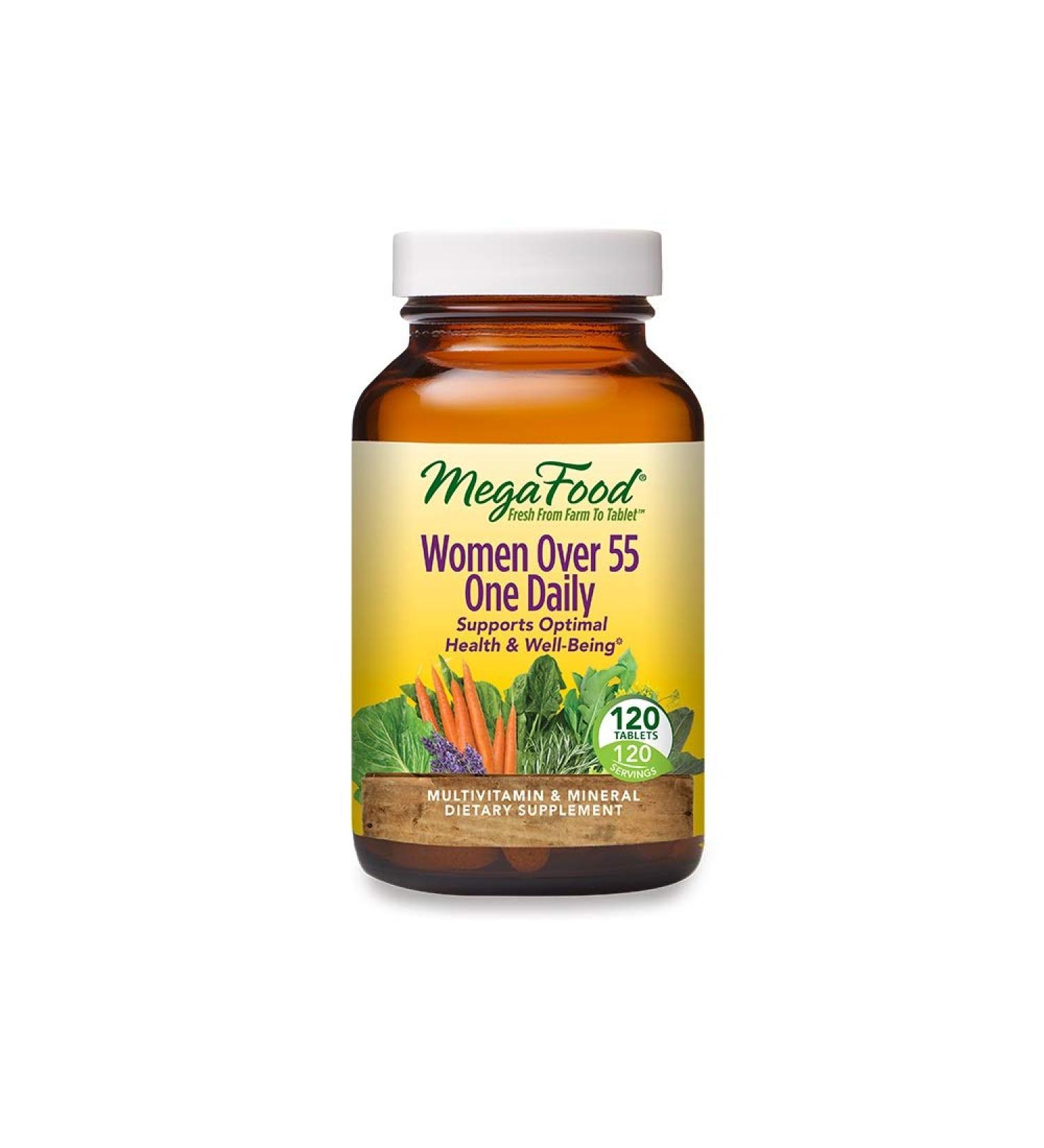 Buy MegaFood Women Over 55 One Daily - 120 Tablets | Essential Vitamins for Women - Buy Online on GoSupps.com