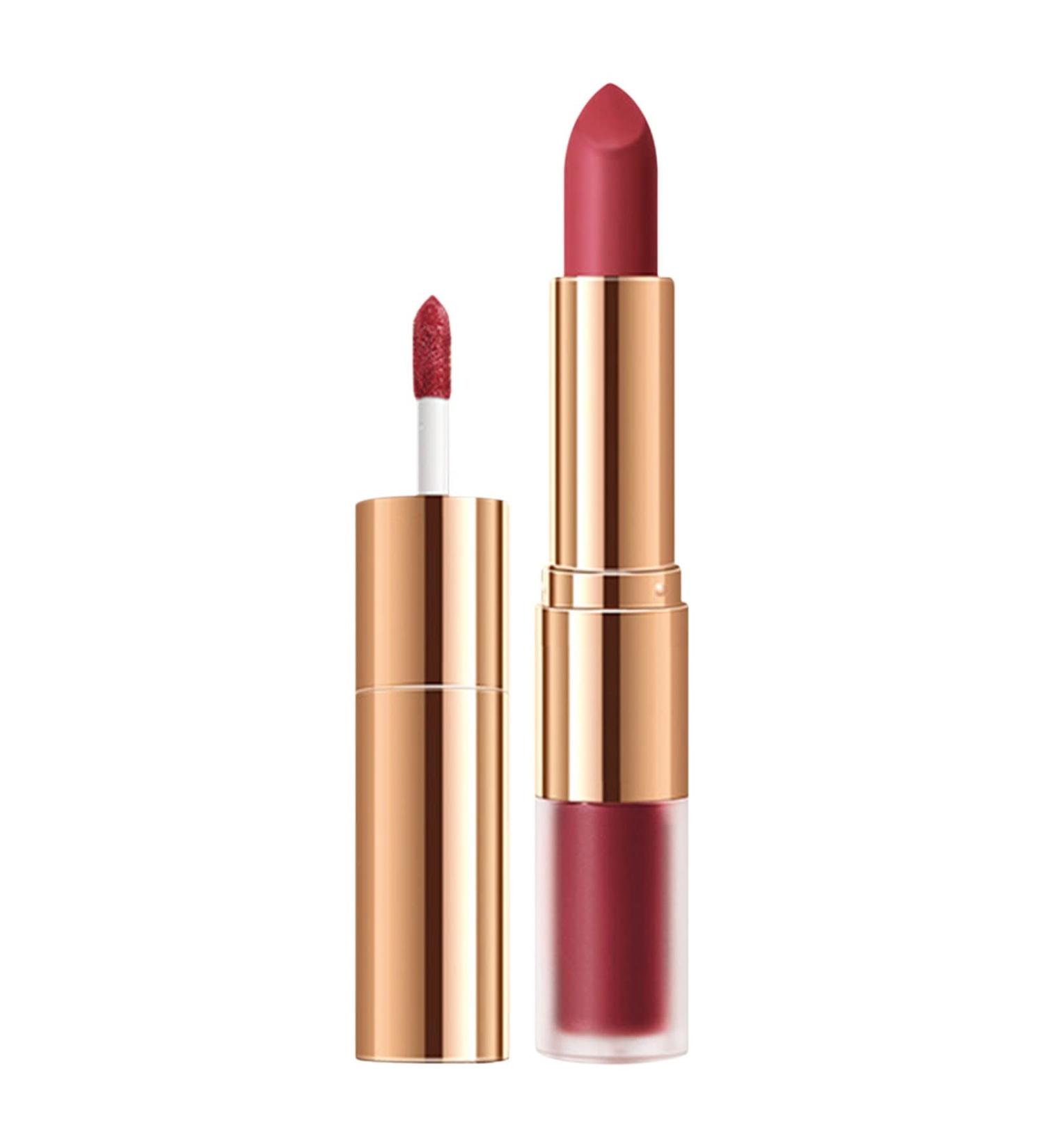 hhseyewell Profusion Skin Double Ended Velvet Lipstick - 3.5ML Moisturizing Lipstick with Two Different Textures - Buy Online on GoSupps.com