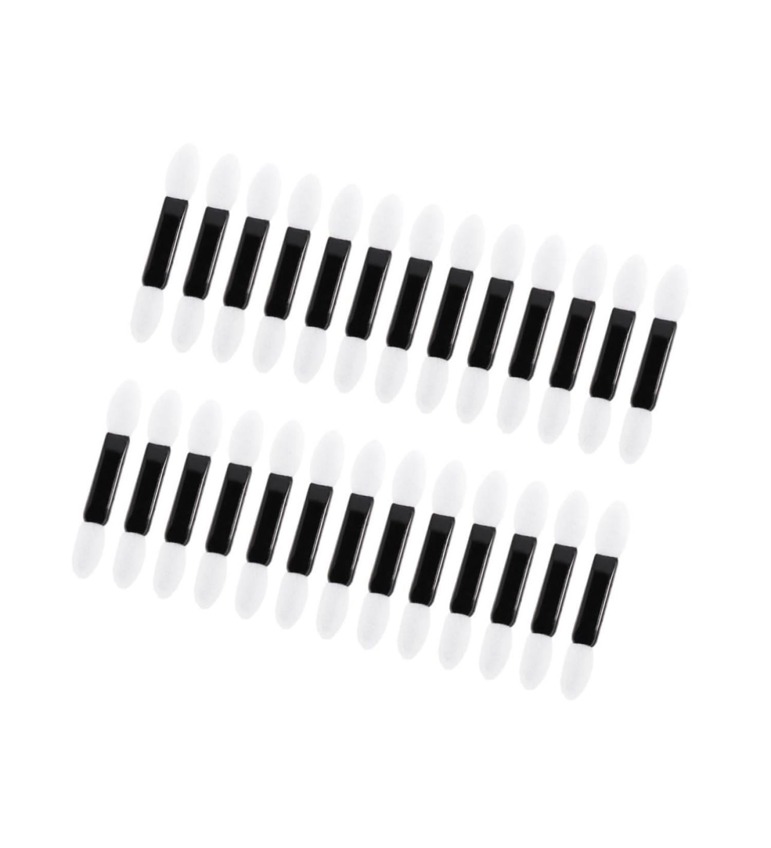 100pcs Double Ended Makeup Applicator Sponge Sticks - Best Blending Tool for Eyeshadow & Eye Makeup | Travel Friendly White Sponges - Buy Online on GoSupps.com