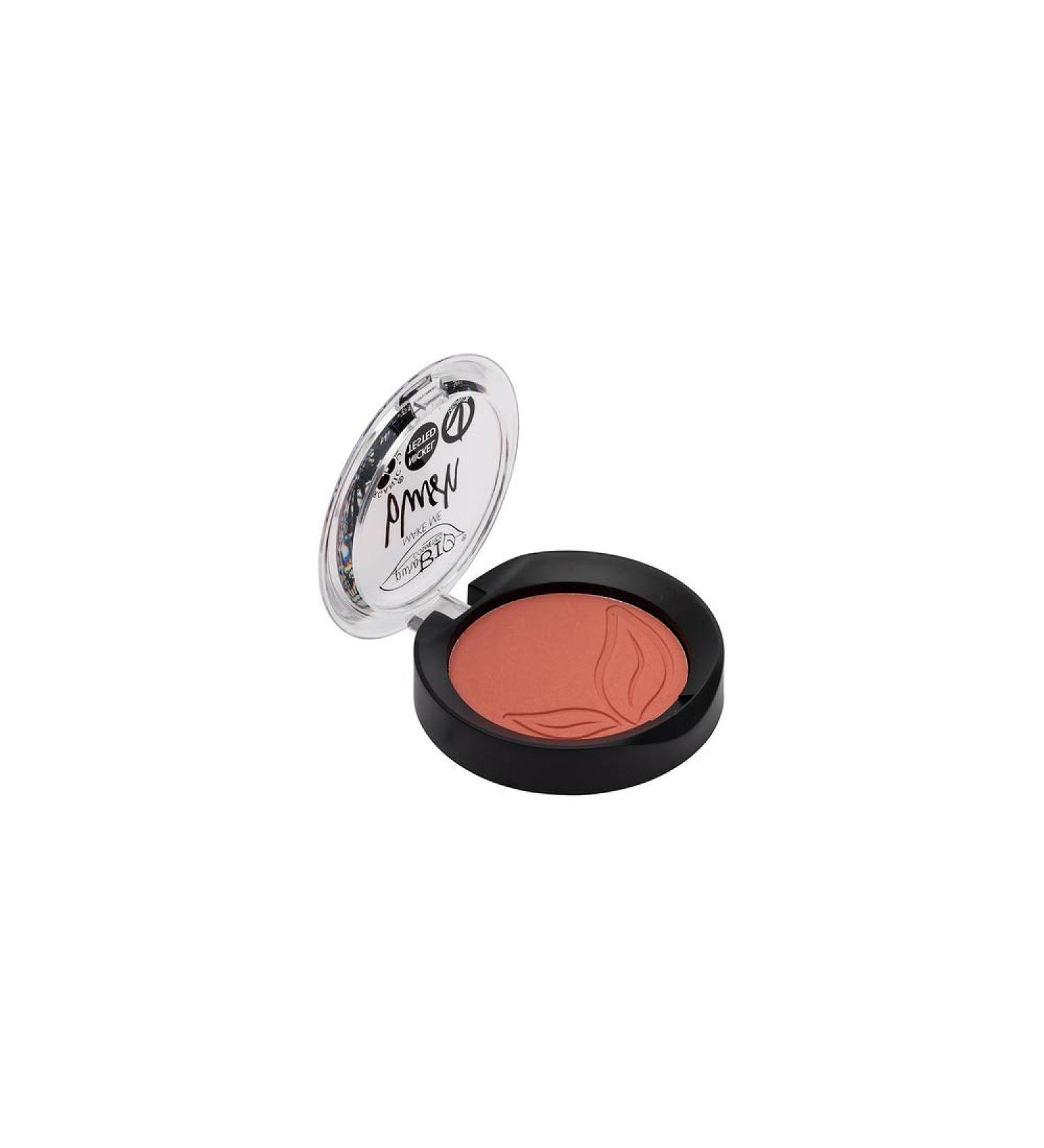 Purobio Blush Compact Cheeky Coral - Multitonal Apricot Gel Formula for Perfect Glow | Water-Based Pigment | No. 05 Watermelon 5.2g - Buy Online on GoSupps.com