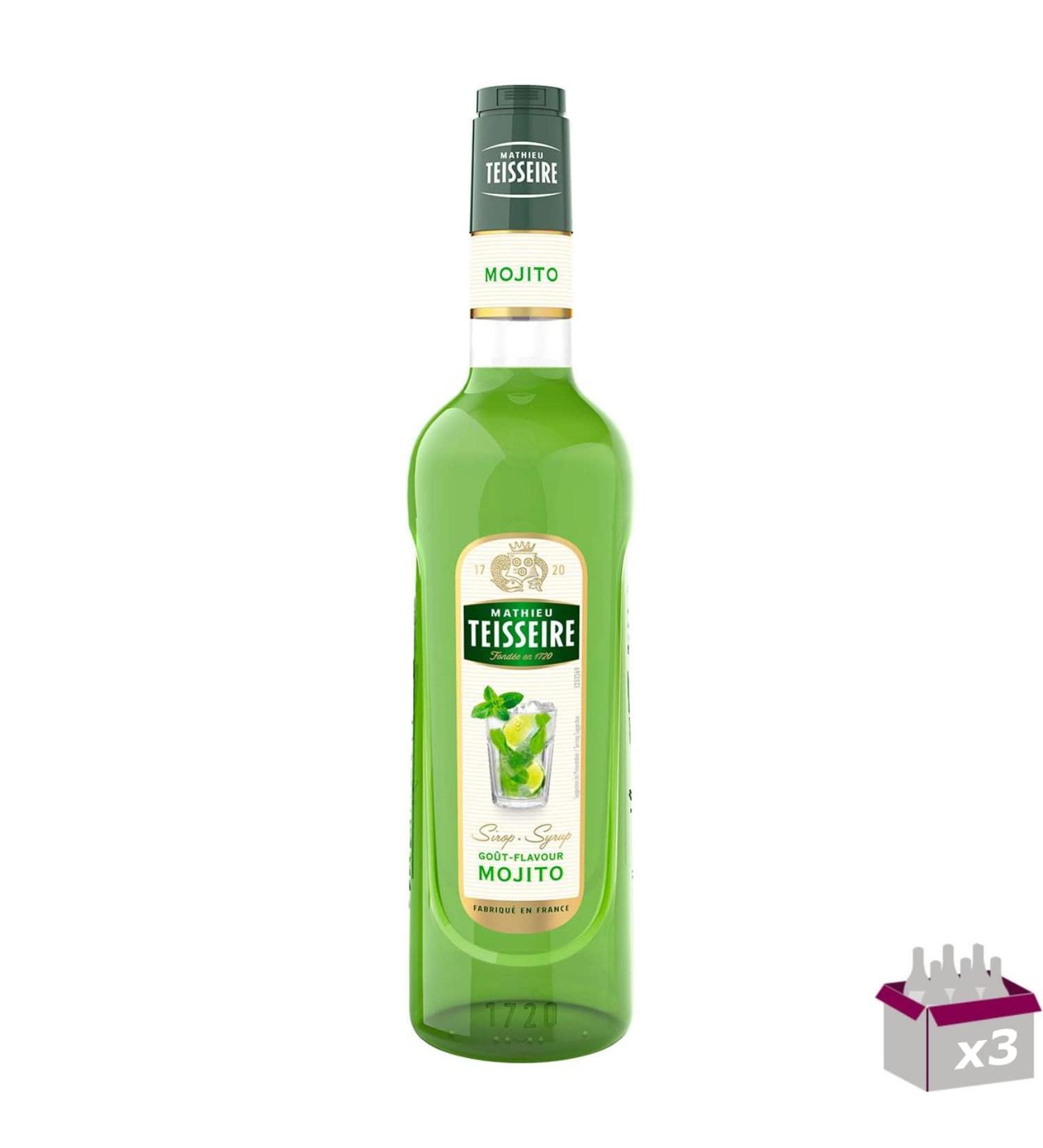 Set of 3 - TEISSEIRE - Mojito Syrup - 70cl