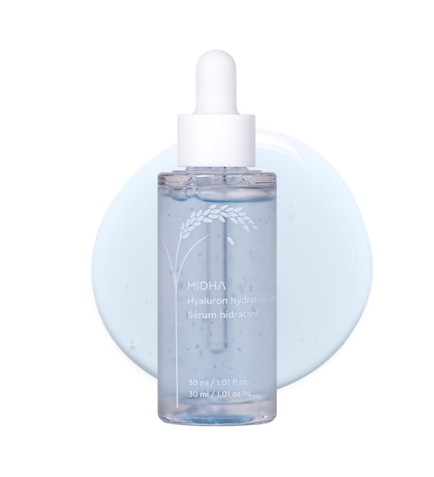 MIDHA Hyaluron Hydrating Serum Deep & instant moisturizing 8 layer hyaluronic acid contained quick hydrating serum vegan - Buy Online on GoSupps.com