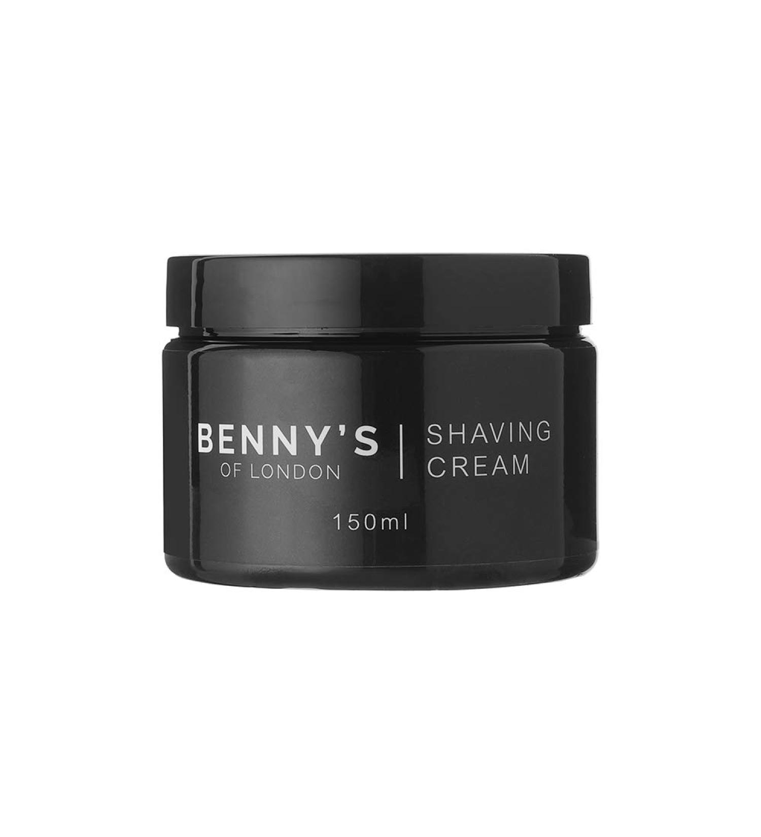 BENNY'S Shaving Cream | Light Refreshing Scent | Hydrates & Rejuvenates | Vegan | Made in The UK - Buy Online on GoSupps.com