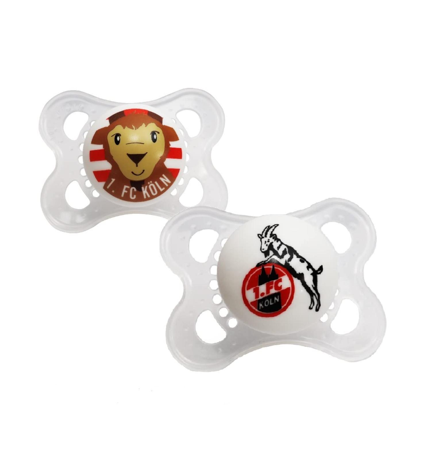 Shop 1. FC K ln Silicone Pacifier Set (2-Pack) | Size 0-6 & 6-16 months + I Love K ln Bookmark | International Shipping Available - Buy Online on GoSupps.com