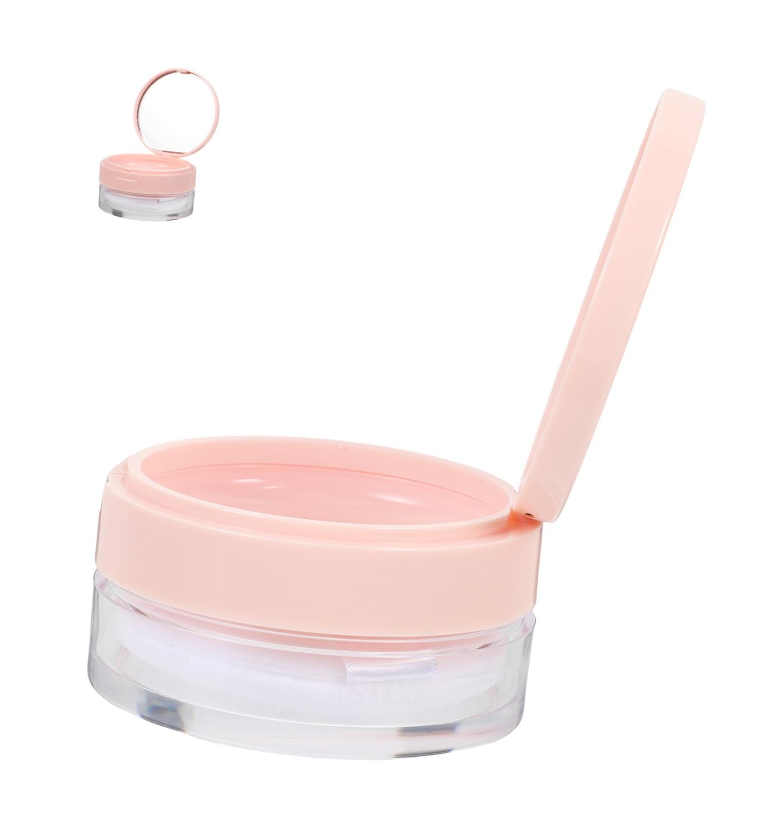 Mipcase Box Portable Makeup Organizer Small Makeup Organizer Makeup Case Powder Make up Cosmetic Case Travel Size 1 Pink - Buy Online on GoSupps.com