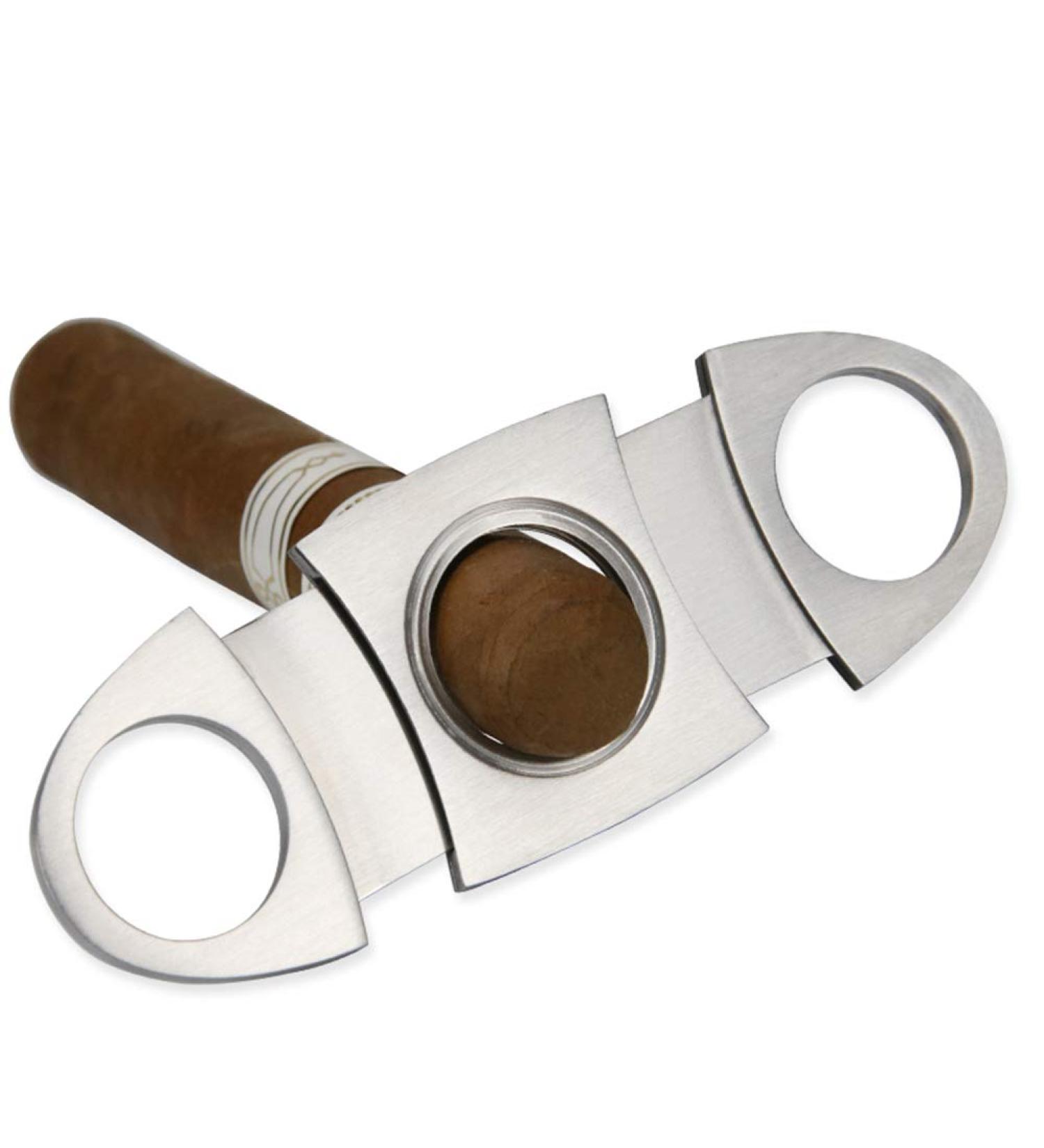 Cigar Boxs Humidors Cigar Cutter Guillotine Stainless Steel Sharp Blade Portable Sharp Double Blades with Gift Box 3 Pack - Buy Online on GoSupps.com
