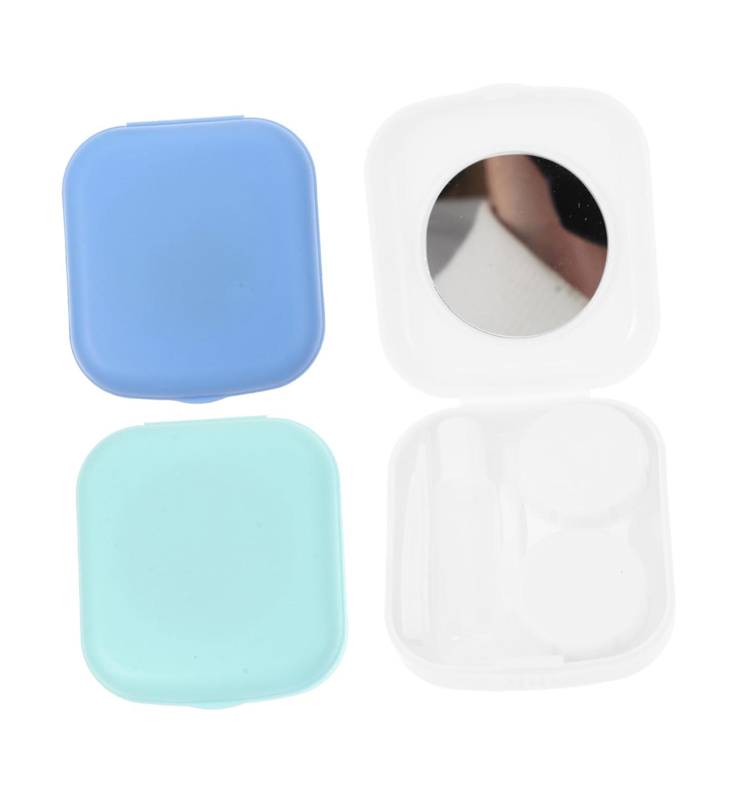 Partykindom Travel Size Contact Lens Container Set | Colorful Cosmetic Holder & Solution Kit | Perfect for Invisible Lens Storage - Buy Online on GoSupps.com