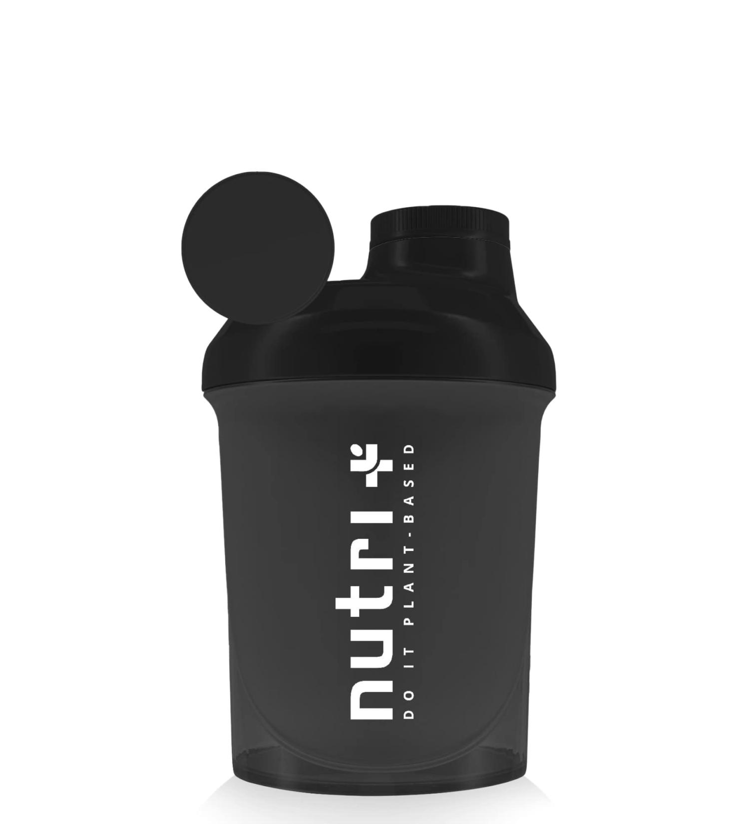 Buy Nano Shaker 300ml Black - Extra Small On-the-Go Mix Cup - BPA-Free with Screw Cap & Sieve Insert - Buy Online on GoSupps.com