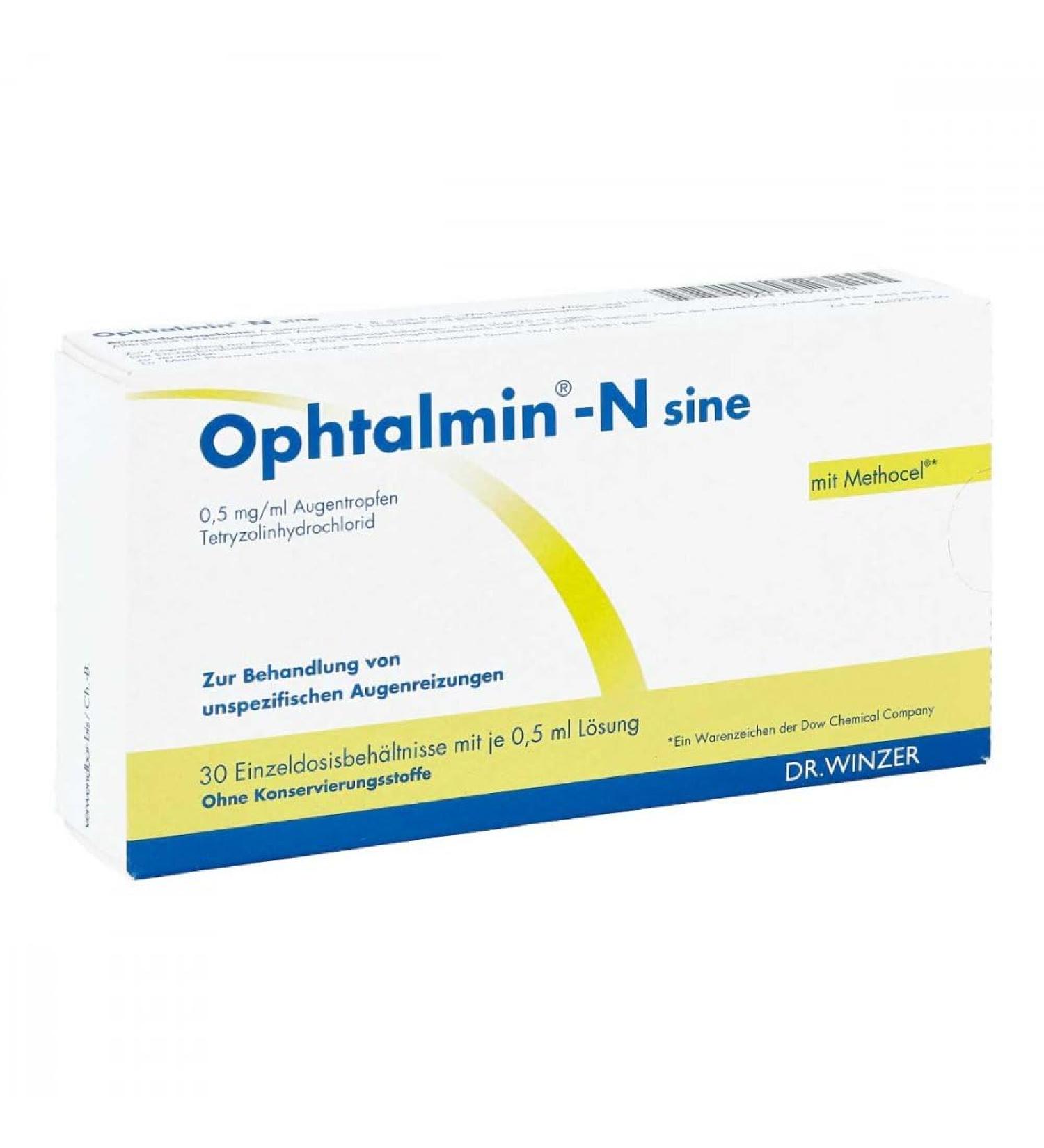 Buy OPHTALMIN-N Sine Eye Drops EDB 30X0.5 ml - Fast International Shipping & Best Prices - Buy Online on GoSupps.com