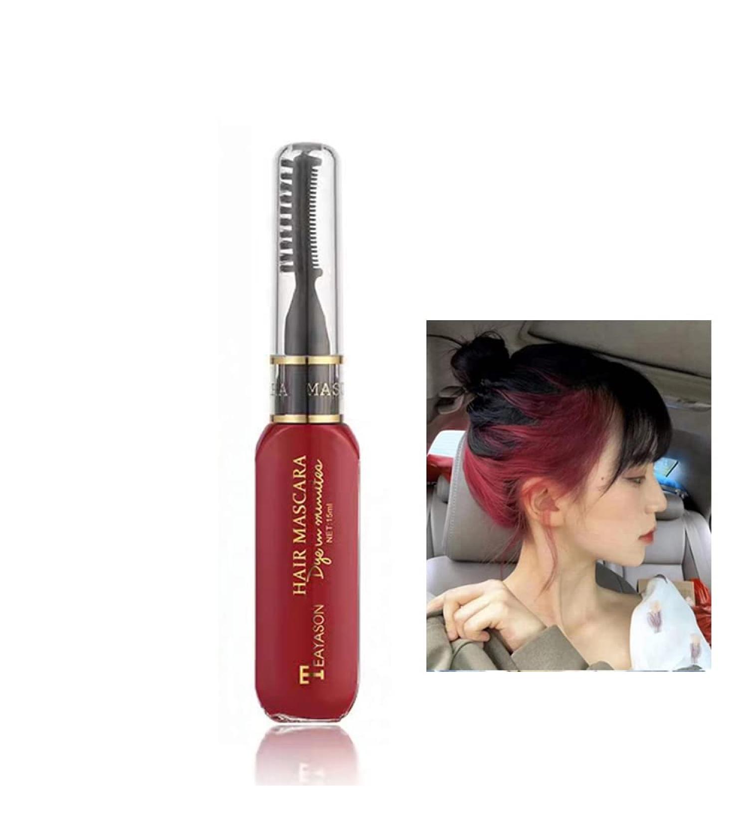Hair Chalk for Girls- New Hair Chalk Comb Mascara Temporary Washable Hair Color Dye for Girls Women-Non-toxic Instant Hair Dye Colors for Christmas Halloween Birthdays Parties (09#) - Buy Online on GoSupps.com