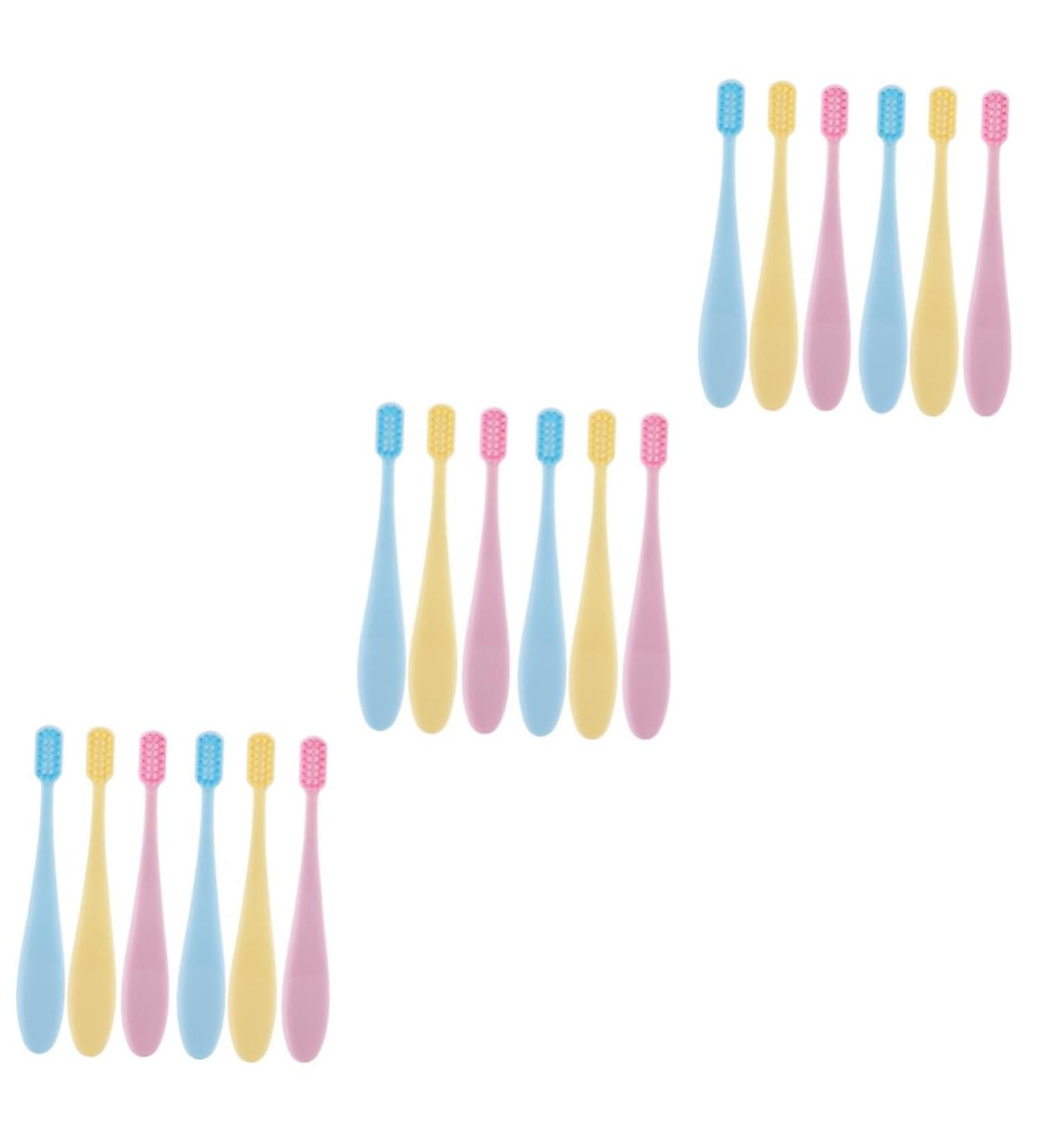 Shop Gleavi 18-Part Set: Soft Bristle Baby Toothbrush & Tongue Scraper - Eco-Friendly Oral Care for Kids - Buy Online on GoSupps.com