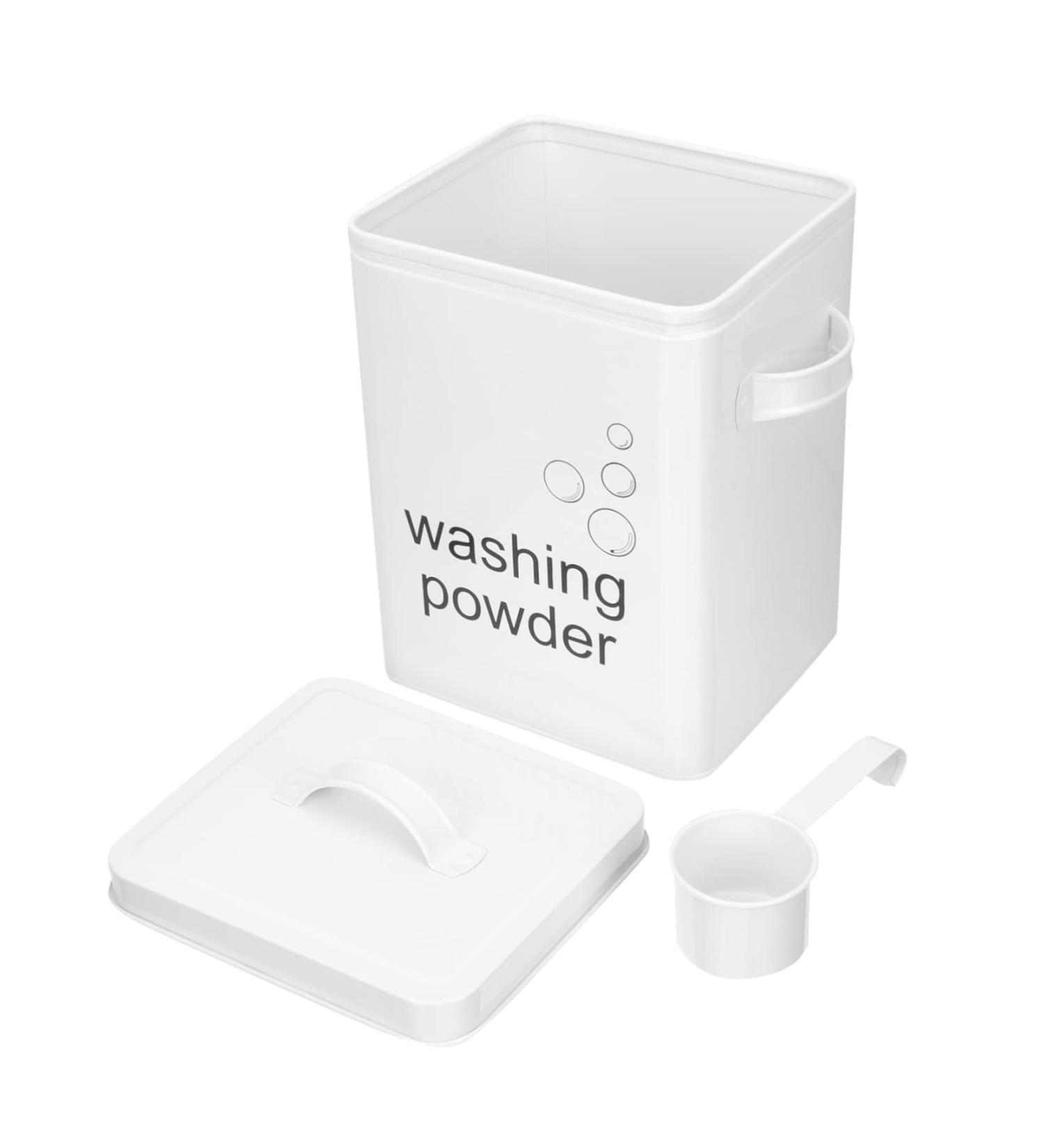 Baluue Washing Storage Bucket Laundry Soap Dispenser Fabric Softener Dispenser Snack Wrought Iron - Buy Online on GoSupps.com
