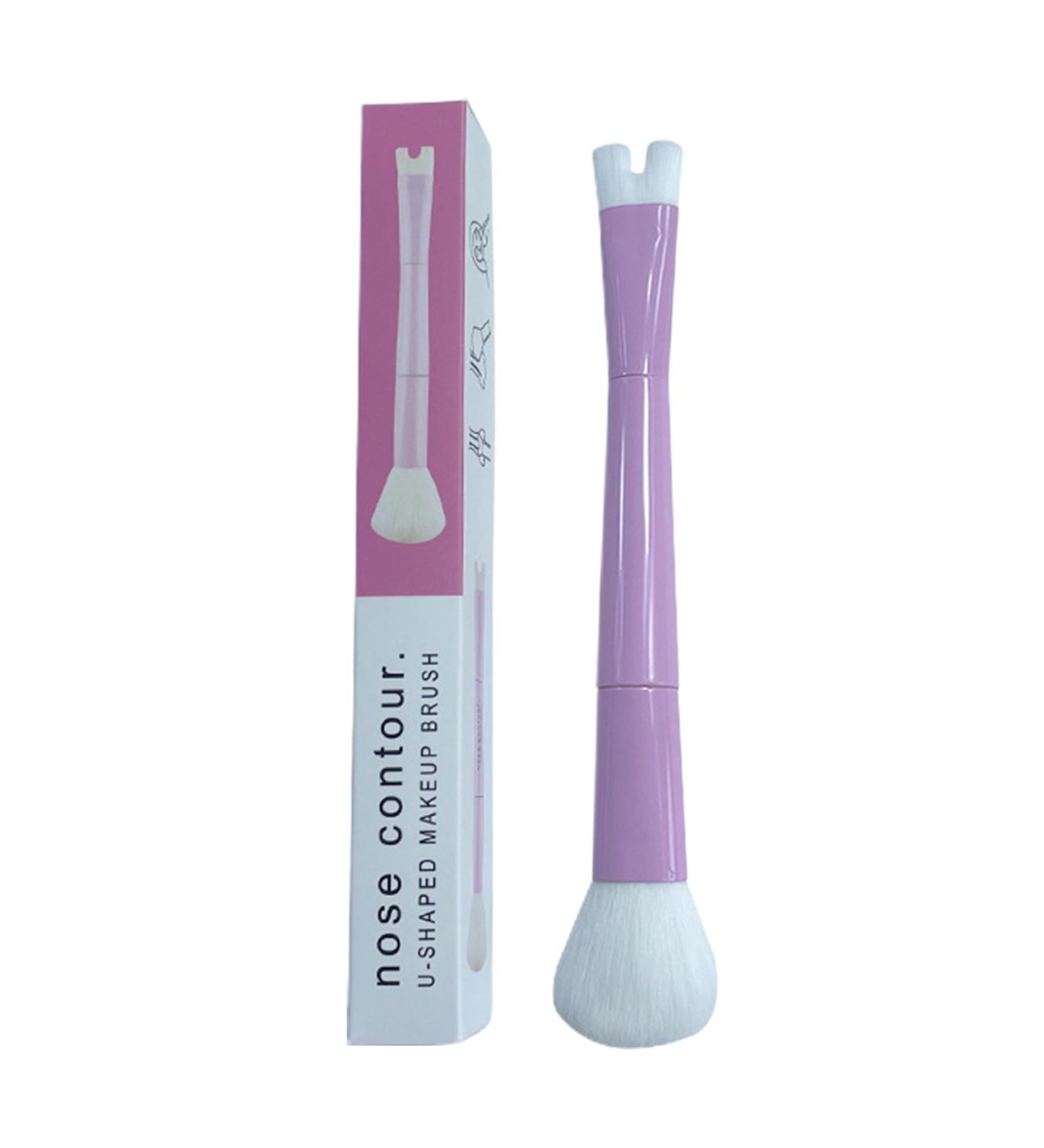Contour Brushes 2 in 1 Precision U-Shaped Brush - Dual-End Contour Brush for Sculpting and Defining Nose Contour Hersil - Buy Online on GoSupps.com