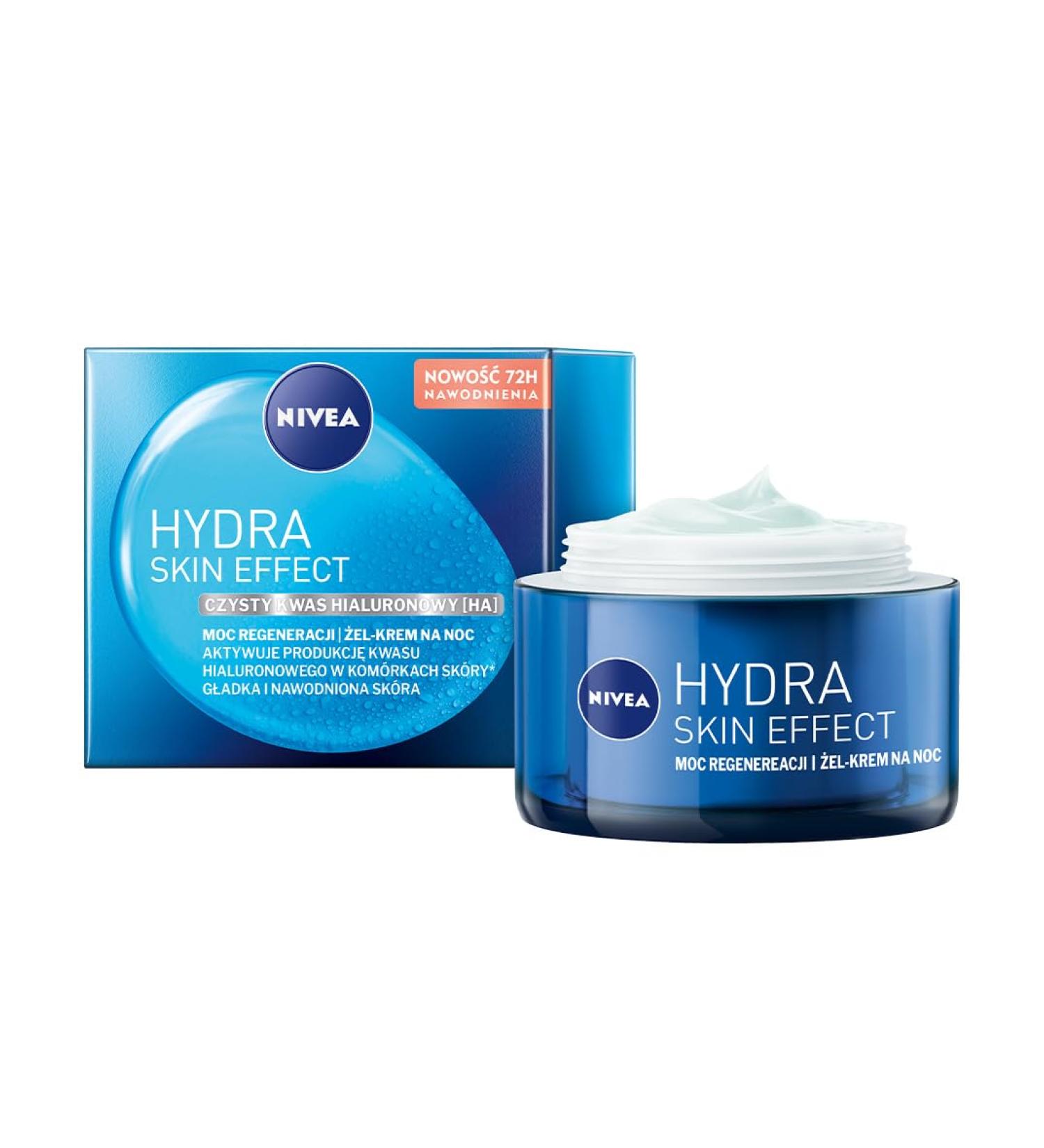 Hydra Skin Effect Regenerating Night Gel Cream - Regenerating Night Moisturising Gel Cream 50 ml - Buy Online on GoSupps.com