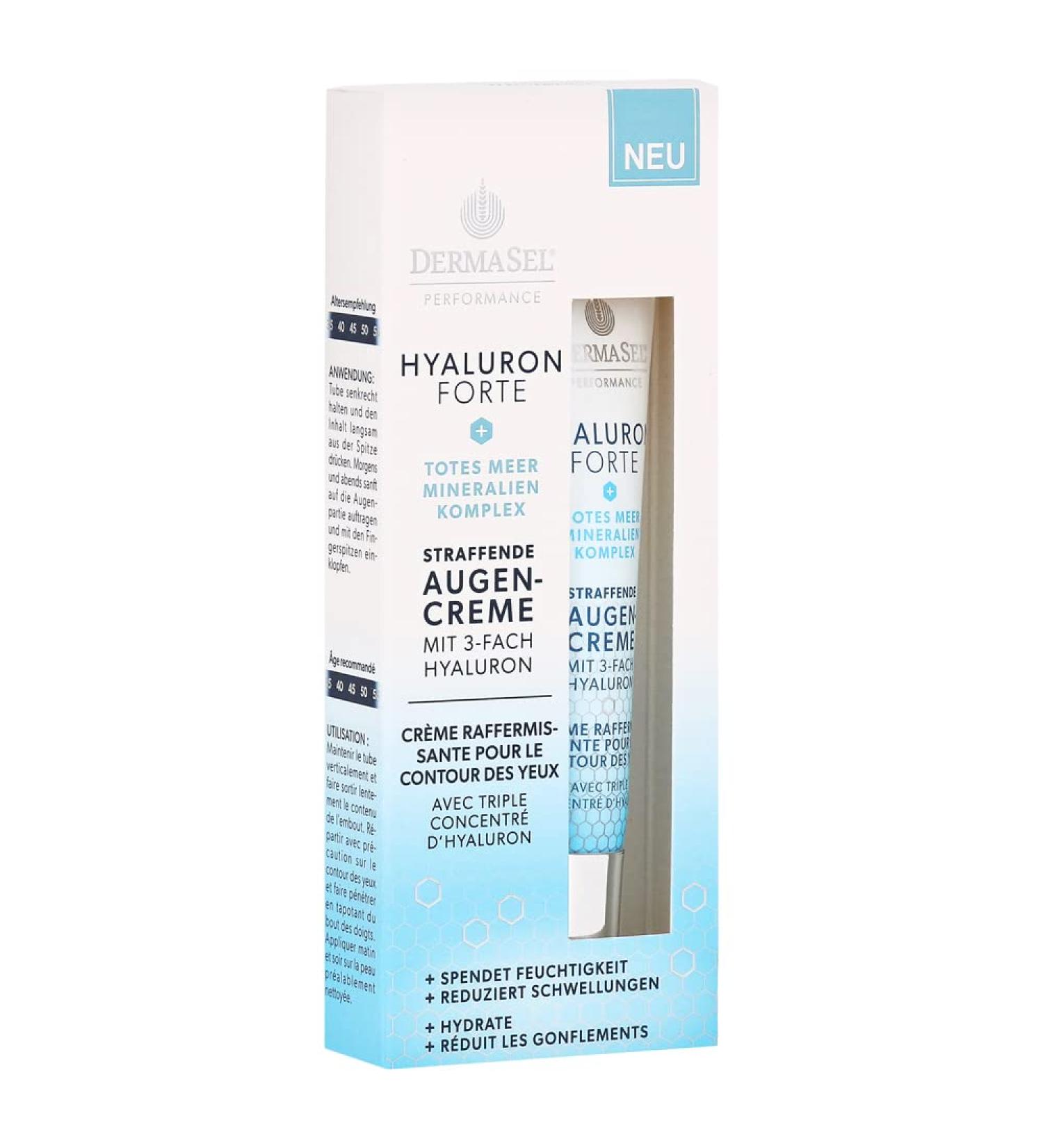 Buy Dermasel Performance Hyaluron Forte Eye Cream - Hydrating Anti-Aging Solution | Fast International Shipping - Buy Online on GoSupps.com