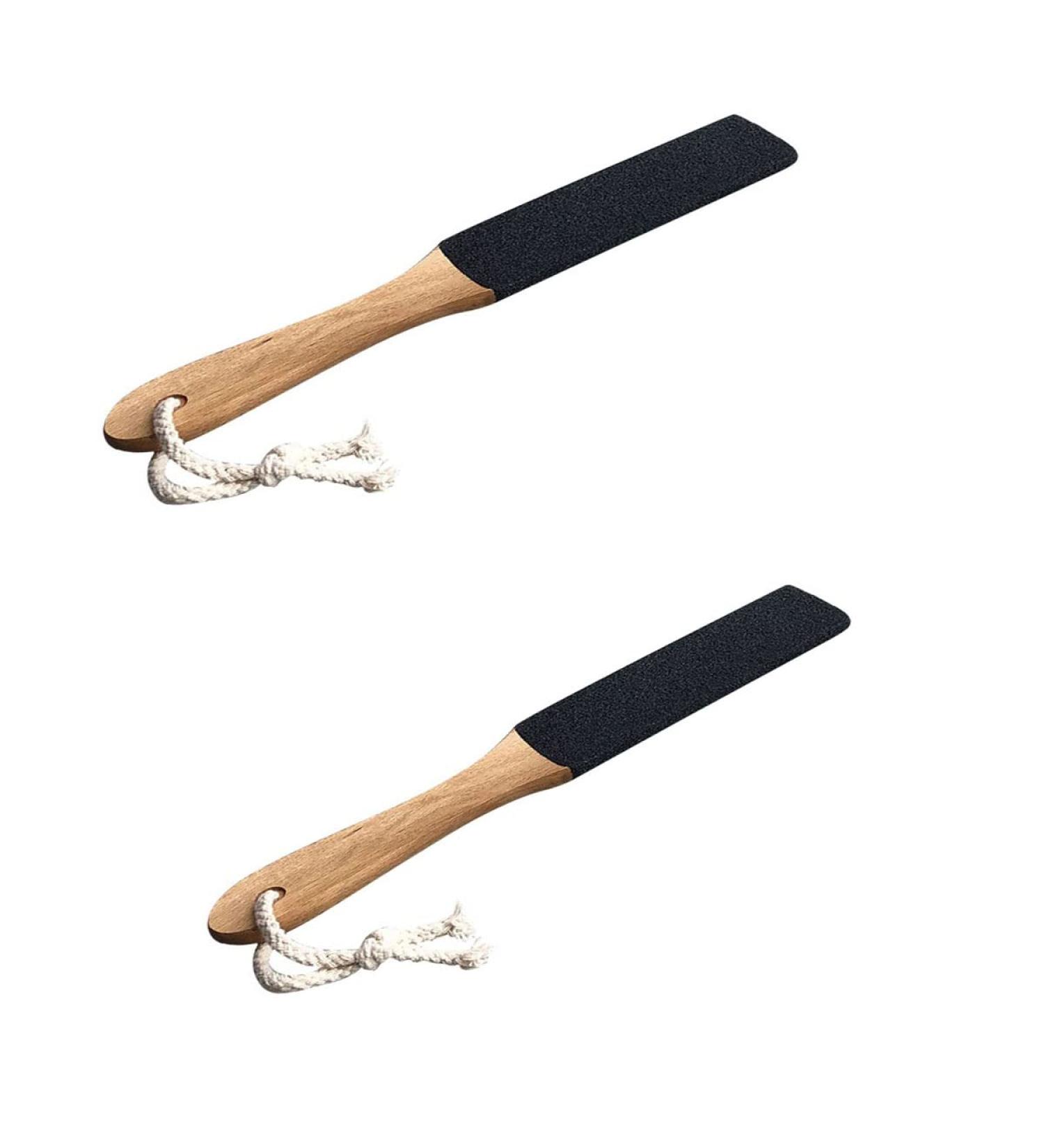 Chuangchi 2 Pieces Foot File for Hard Skin Wooden Foot File Double Sided Foot Rasp Scrubber Foot File Callus Remover for Wet Dry Cracked Feet Removing Dead Skin Foot Care 2 pcs foot files - Buy Online on GoSupps.com