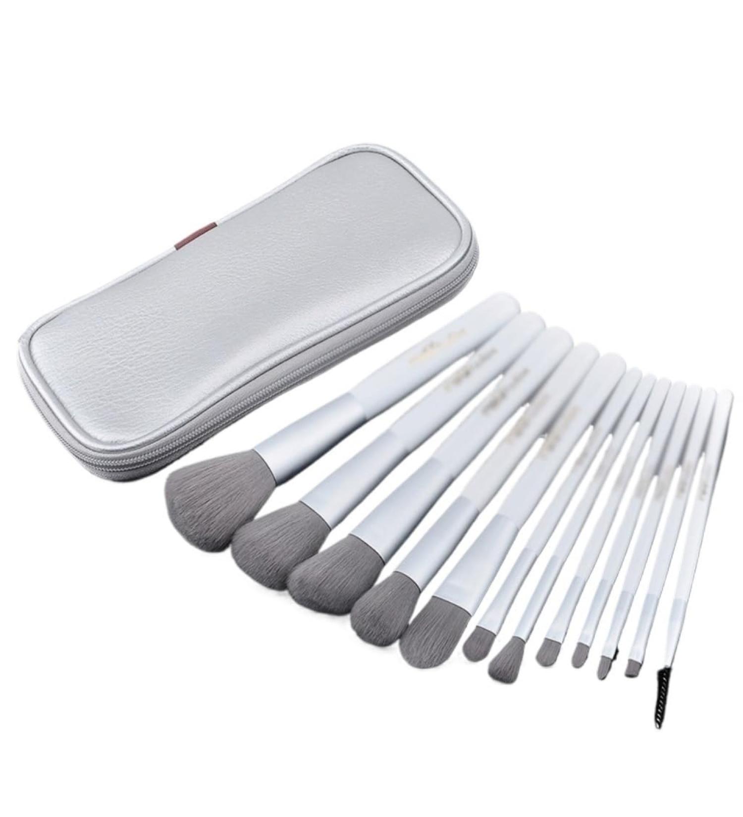 12-Piece Combination Makeup Brush Set for Beginners - Complete Makeup Tools in Fruit Peach Design - 17.5cm | International Shipping Available - Buy Online on GoSupps.com