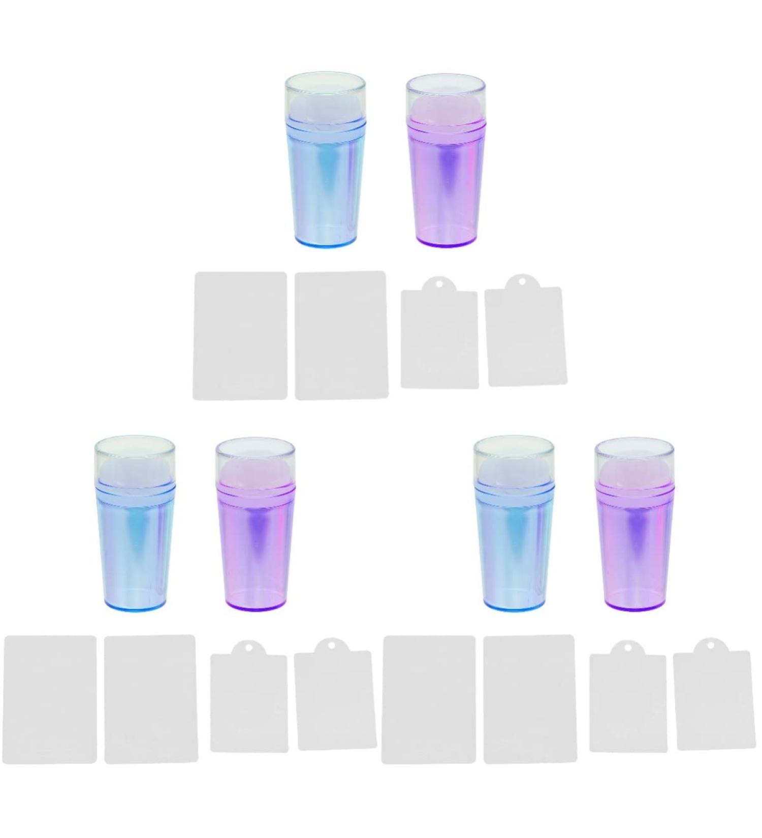 Beavorty 6 Sets Nail Stamp Manicure DIY Stamper Nail Pattern Printing Stamper Nail Manicure Kit Silicone Manicure Art Stamper Girls Suit Gel for Nails With Cover Scraping Board - Buy Online on GoSupps.com