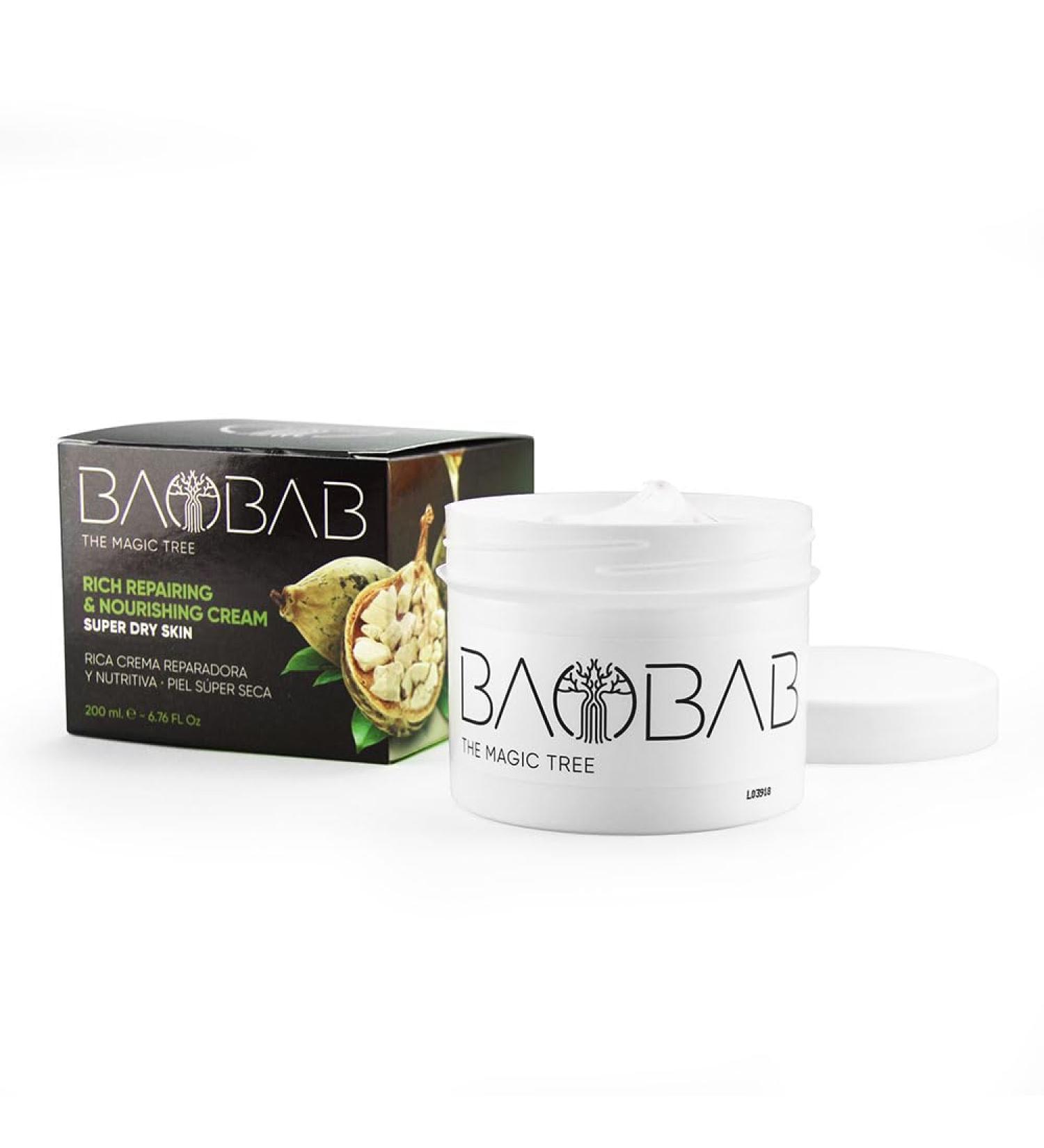 BAOBAB rich repair moisturizer-super dry skin cream 200 ml - Buy Online on GoSupps.com