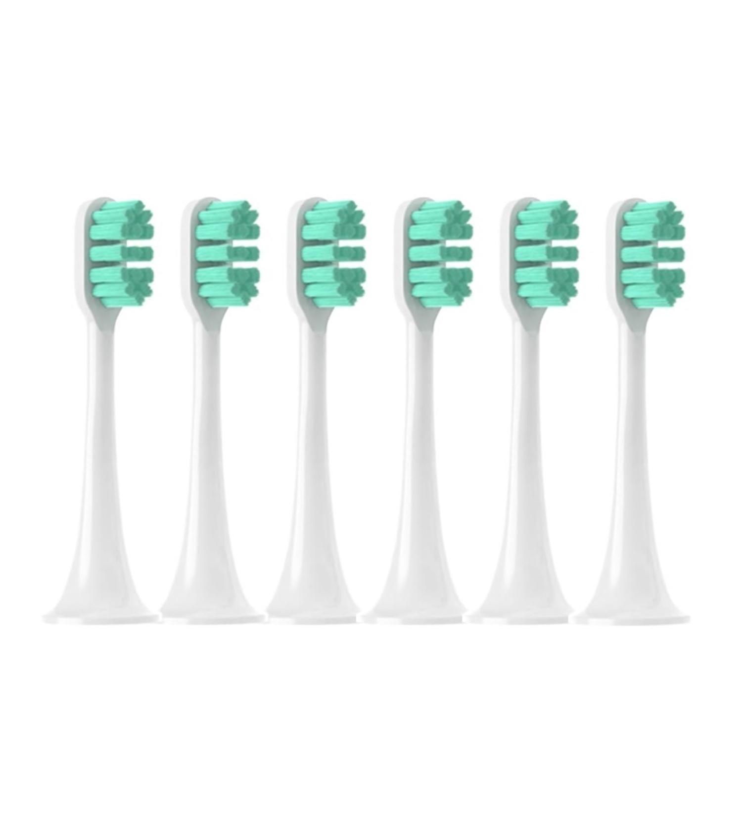 LIUCH 6PCS Replacement Brush Heads for T100T200T300T500T700 Sonic Electric Tooth Vacuum Package NozzlesT300 Green - Buy Online on GoSupps.com