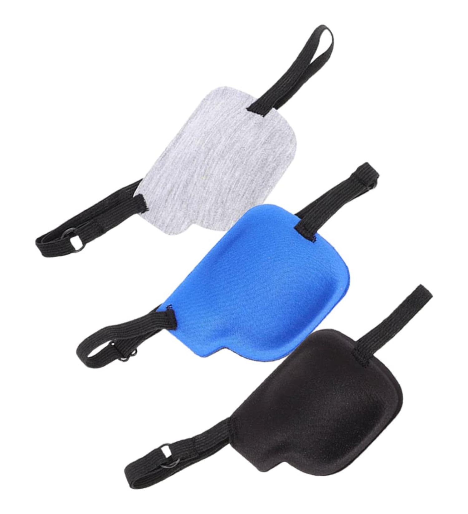 3D Adjustable Eye Patch Pack of 3 - Lazy Eye Patches for Adults | Left Eye Vision Therapy - Buy Online on GoSupps.com