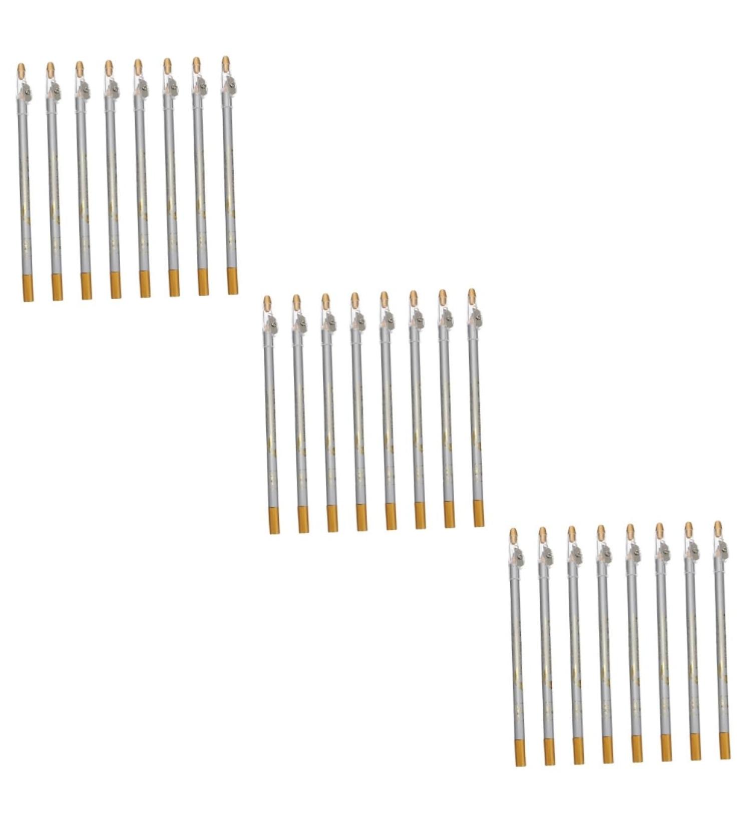 DOITOOL Grey Eyeliner 24 pcs Girls Makeup Tool Brighten Strokes Sharpener with Pencil Pen Eyebrow Pencils -in- Women 1 count (Pack of 1) As Shownx3pcs - Buy Online on GoSupps.com