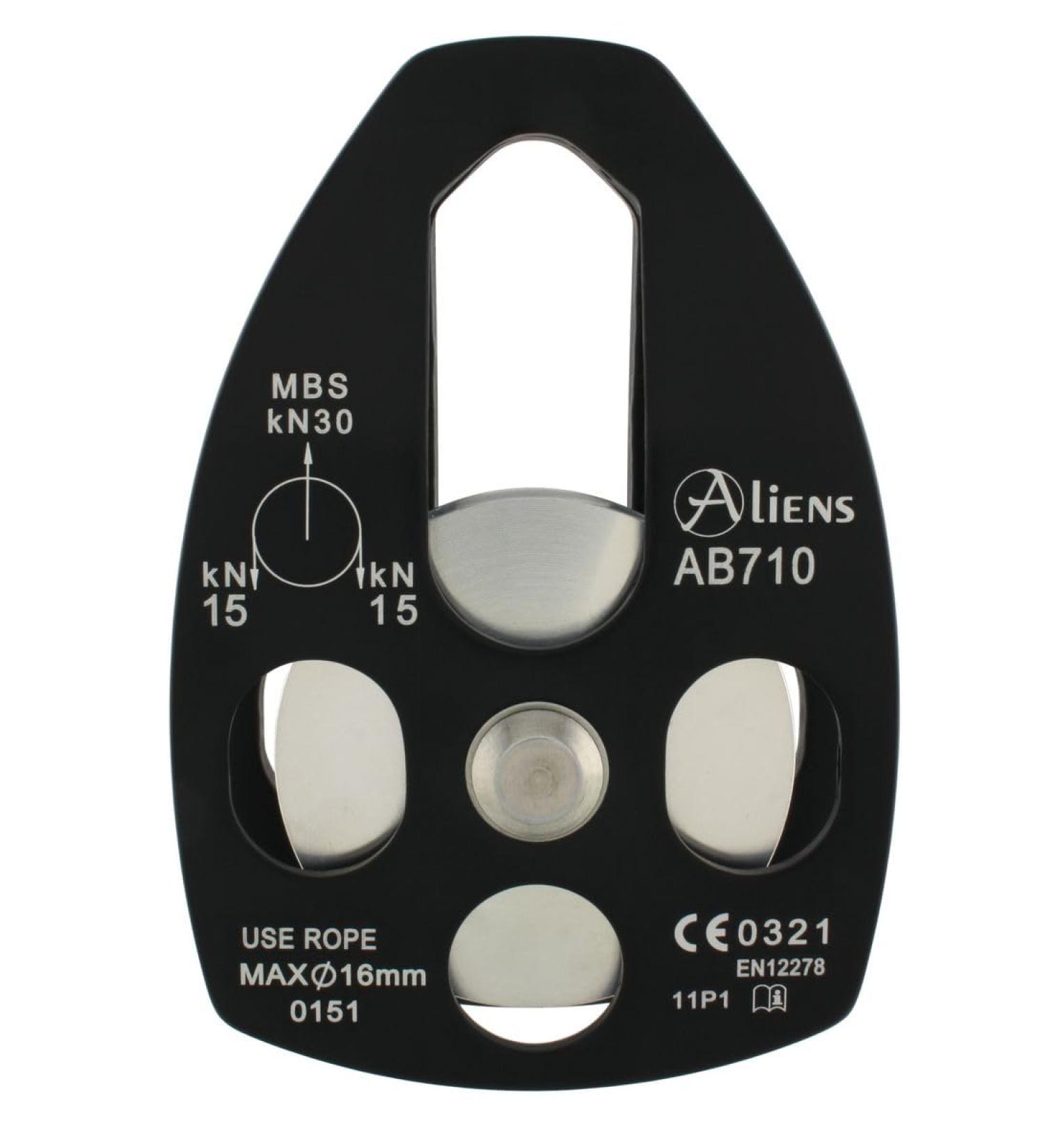 Buy ALIENS Big Pulley (30kN) Black - High-Performance Hoisting Gear for Global Adventurers - Buy Online on GoSupps.com