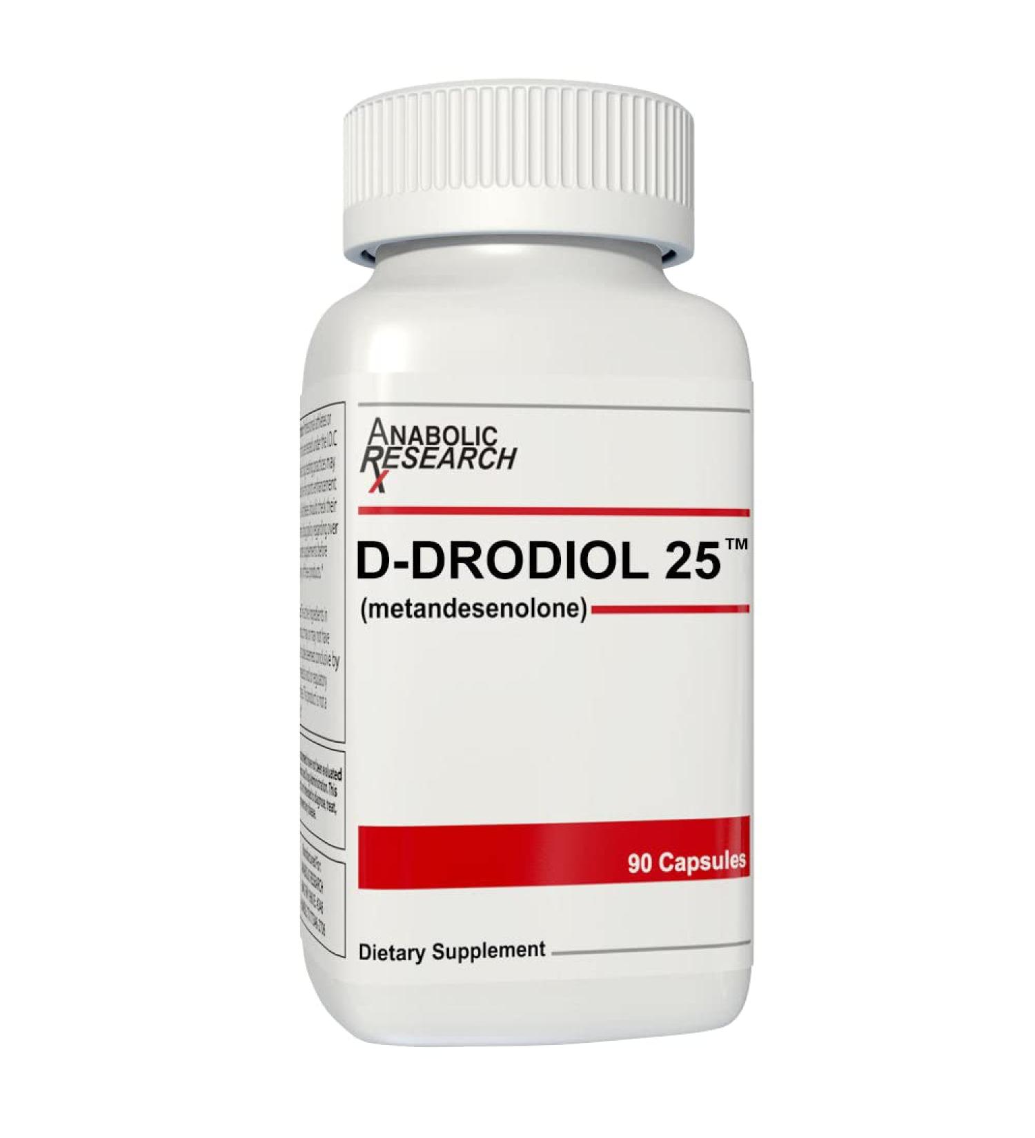 Buy D-Drodiol 25 - Boost Mass Strength & Power - 1 Month Supply - International Shipping Available - Buy Online on GoSupps.com
