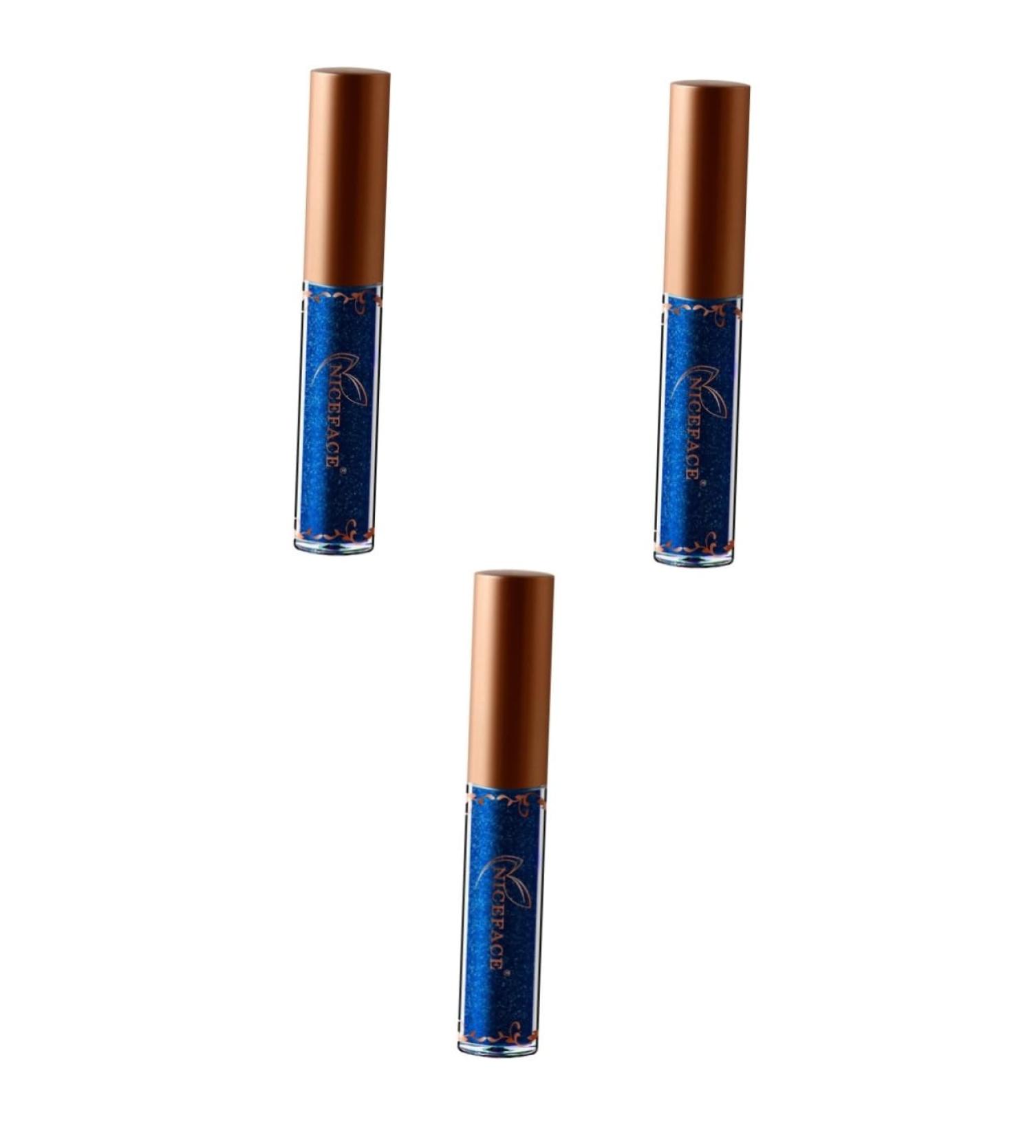 DOITOOL 3pcs Eyeliner Pencil Liquid Glitter Eyeliner Women Shadow Cosmetic Liquid Eyeliner Metallic Color 1 count (Pack of 1) As Shownx3pcs - Buy Online on GoSupps.com