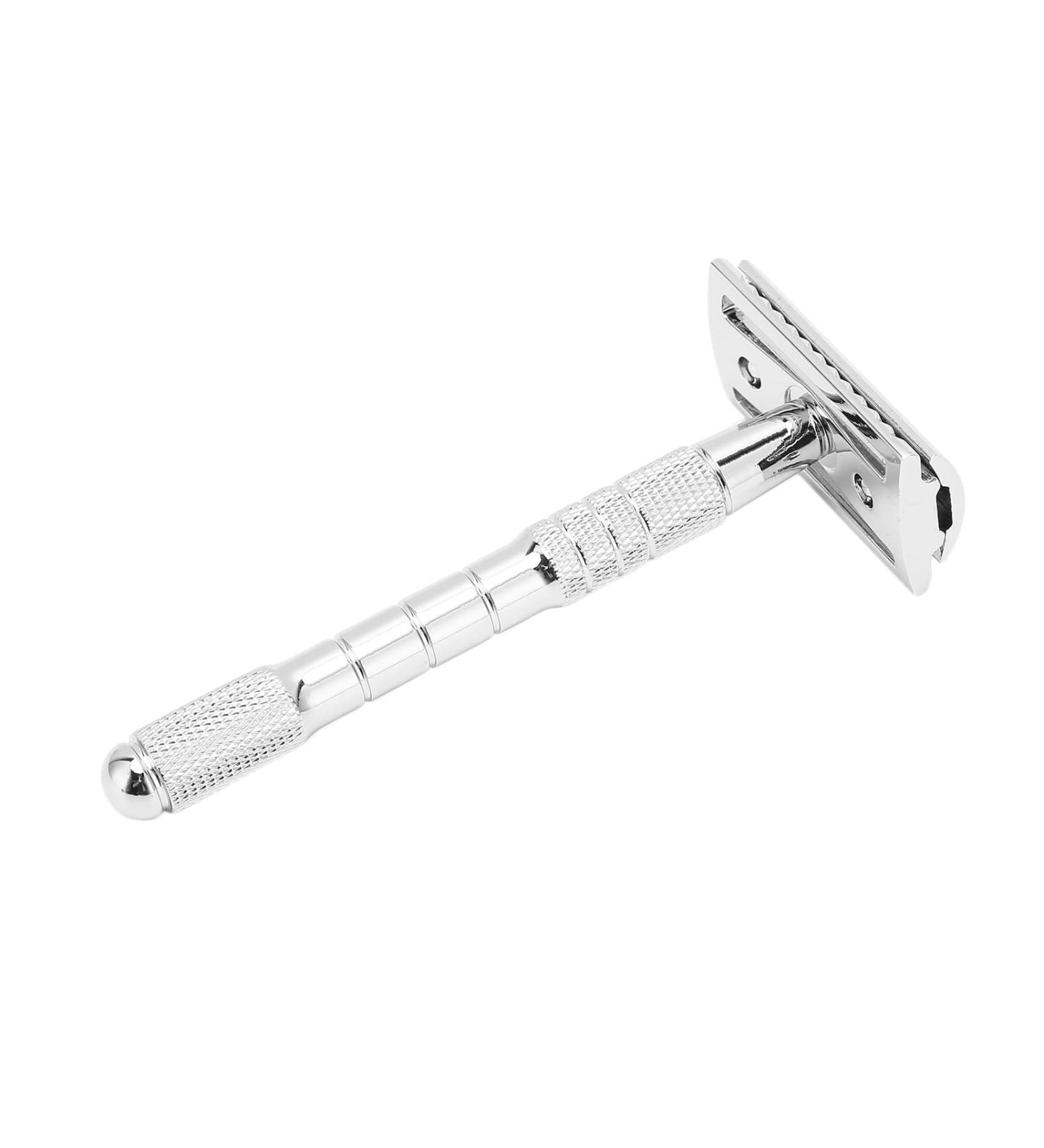 Premium Old Fashioned Manual Double Edge Razor - Non-Slip Washable for Home & Barbershop Use - Buy Online on GoSupps.com