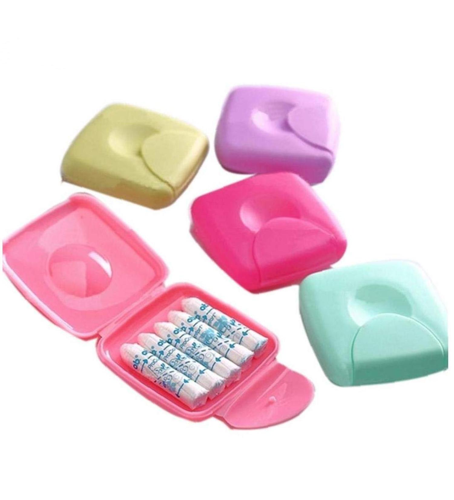Zonfer Tampons Storage Container - Lightweight Travel Holders for Women (Random Color) - Buy Online on GoSupps.com