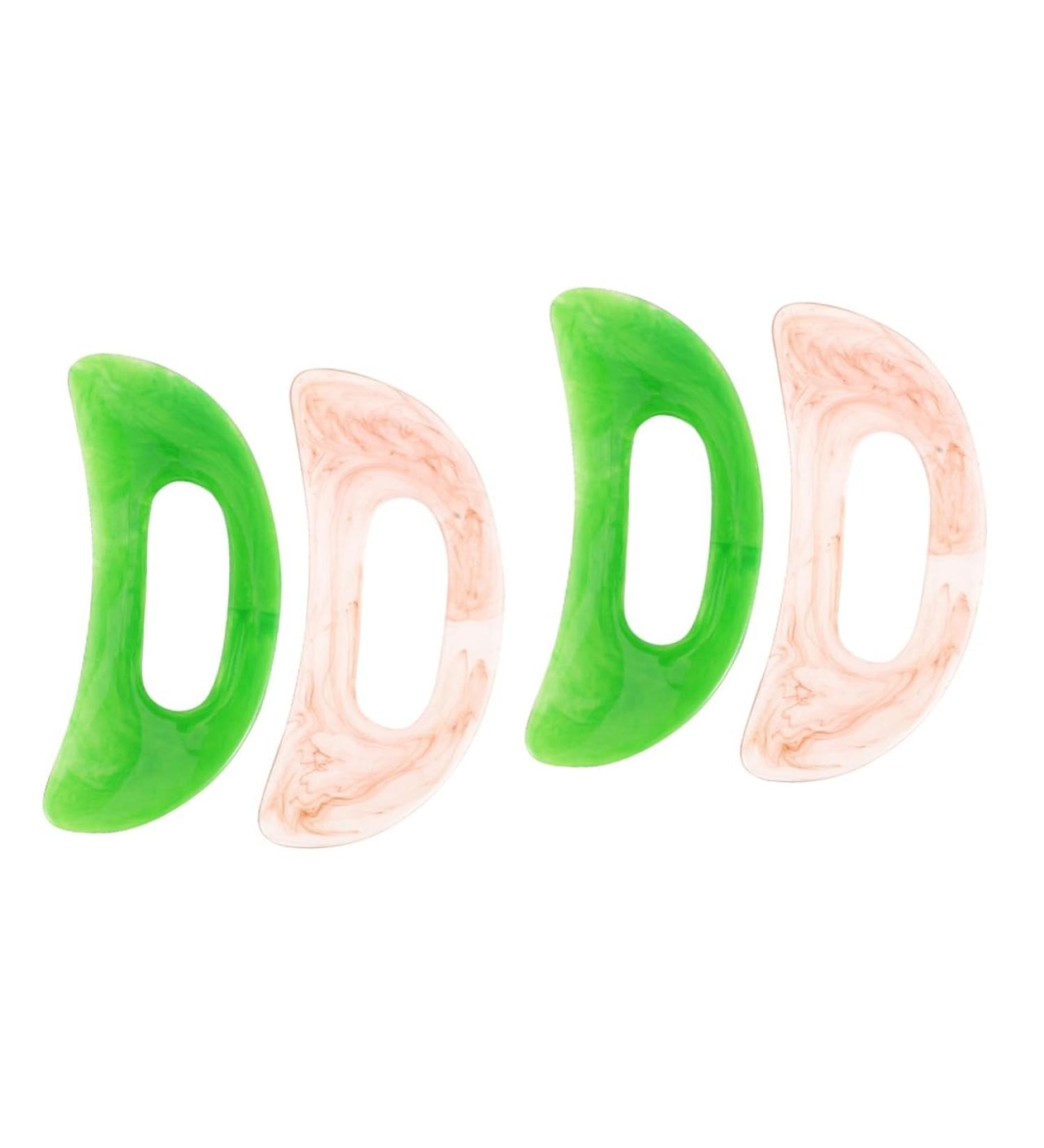 FRCOLOR 4 Pcs Gua Sha Massage Set - Anti-Face Massaging Board & Body Massager Tools for Travel - Resin Facial Scraper & Hand Tools - Buy Online on GoSupps.com