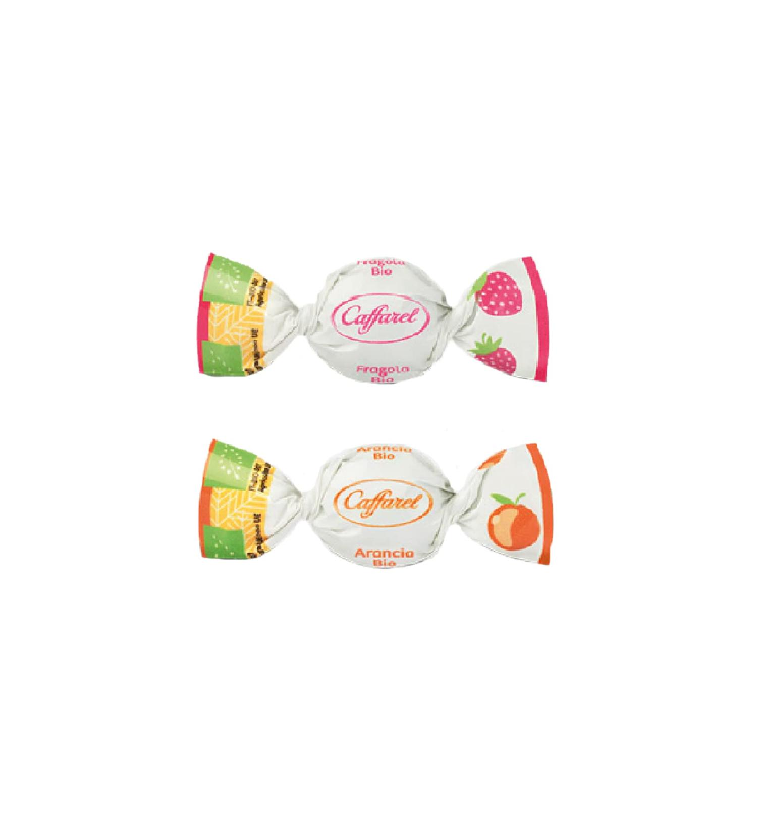 Caffarel Mini Hard Candy Orange and Strawberry Flavors 1kg Gluten Free - Buy Online on GoSupps.com