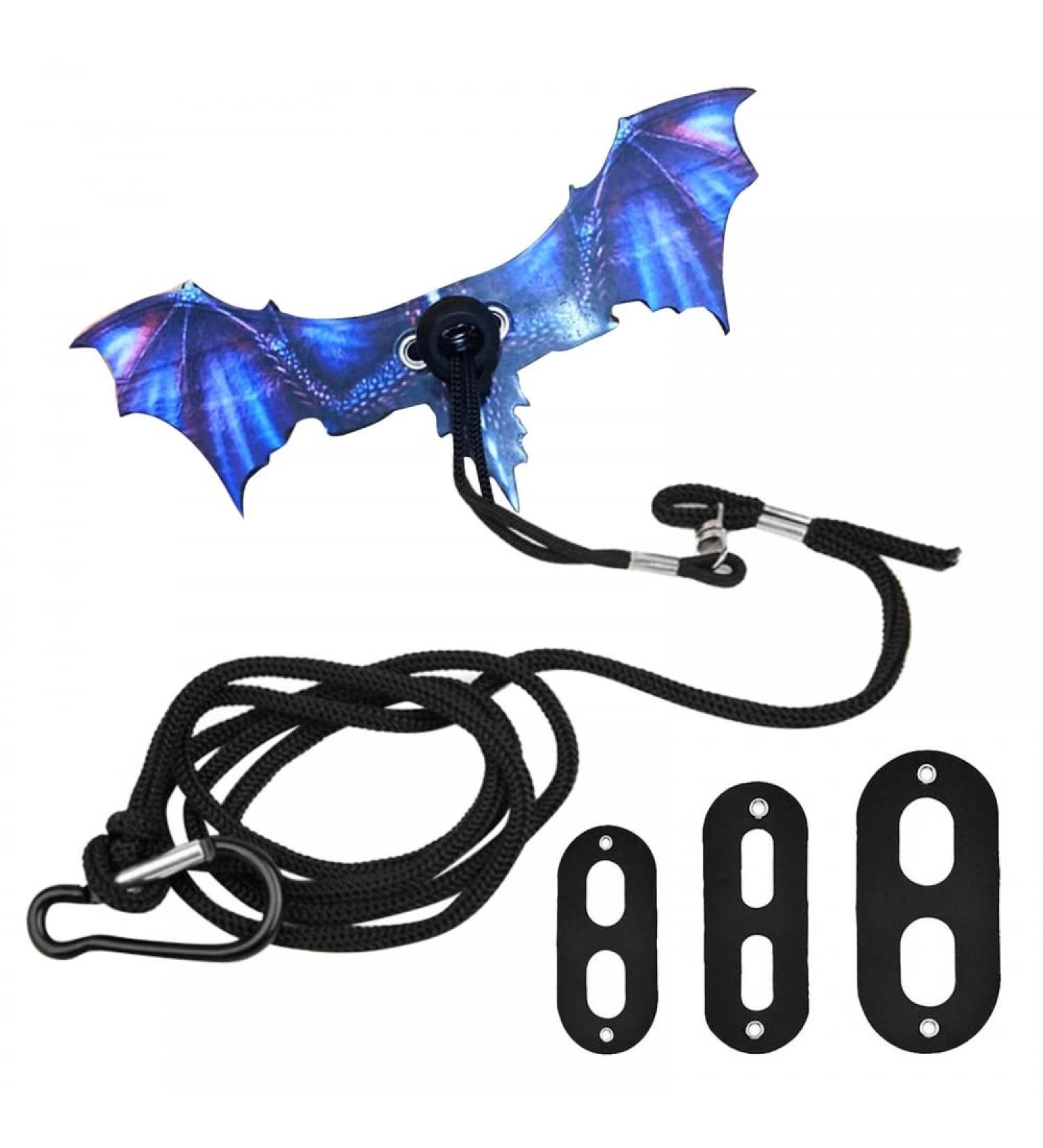 Bearded Dragon Lizard Leash Harness Adjustable Leather Removable Lizard Harness Leash w/3 Size Lizard Wing Nylon Rope Lead for Bearded Dragon Lizard Reptiles purple - Buy Online on GoSupps.com