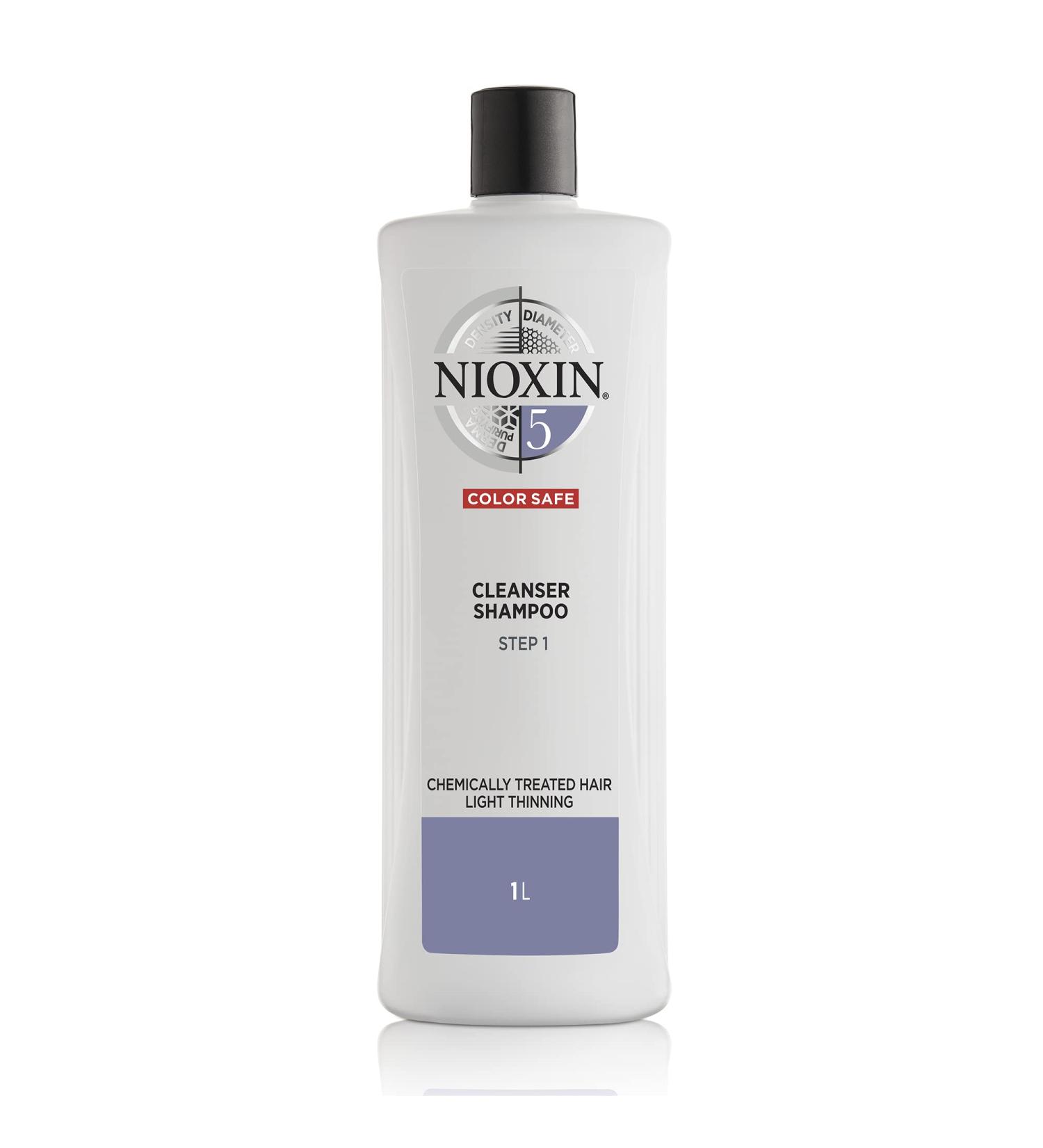 Nioxin System 5 Hair Care Kit for Chemically Treated Hair - Scalp Therapy & Thickening Treatment Shampoo 1000ml - Buy Online on GoSupps.com