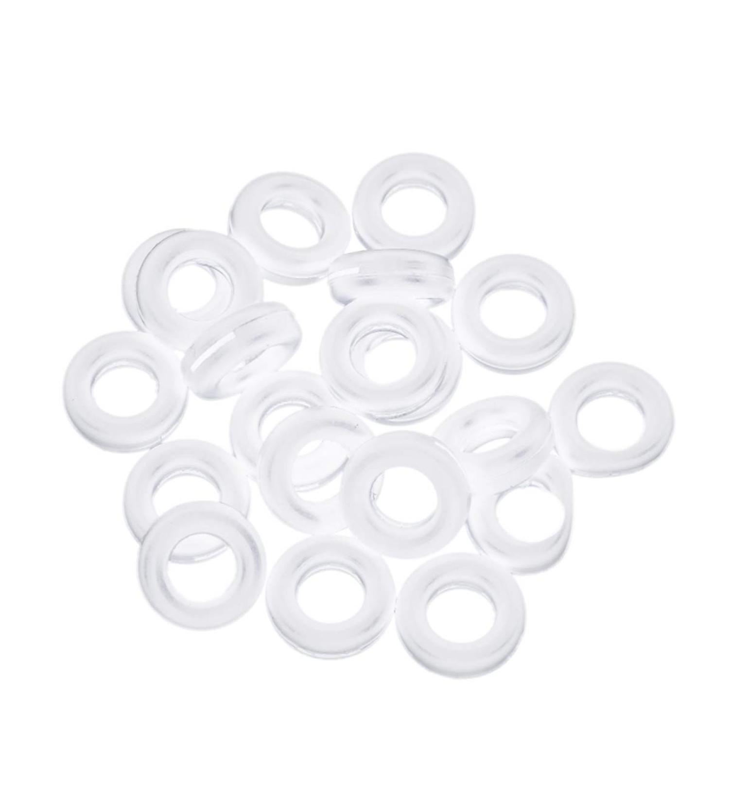 Healifty Silicone Anti-Slip Eyeglass Sleeve | Round Eyeglass Holder - 10 Pairs (Semi-Transparent) for International Shipping - Buy Online on GoSupps.com