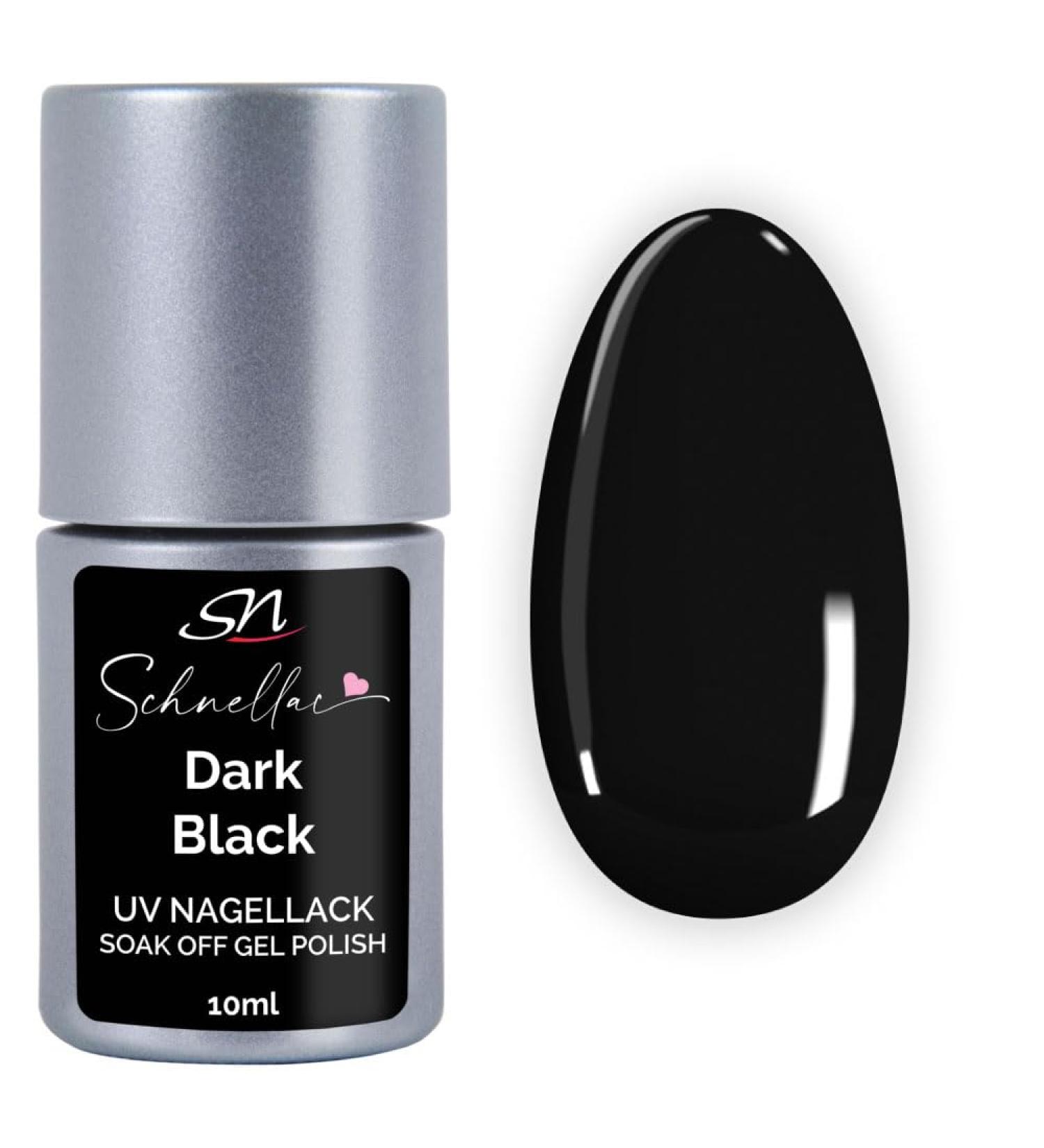 Buy SN Schnellac Black Opaque UV Nail Polish - Vegan Gel Shellac HEMA Free 10ml - Fast International Shipping - Buy Online on GoSupps.com