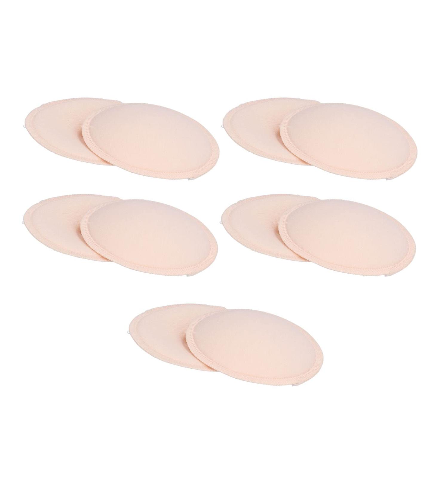 10pcs Washable Reusable Soft Cotton Breast Pads - High Absorbency Waterproof Ideal for Maternity & Diaper Bags - Buy Online on GoSupps.com