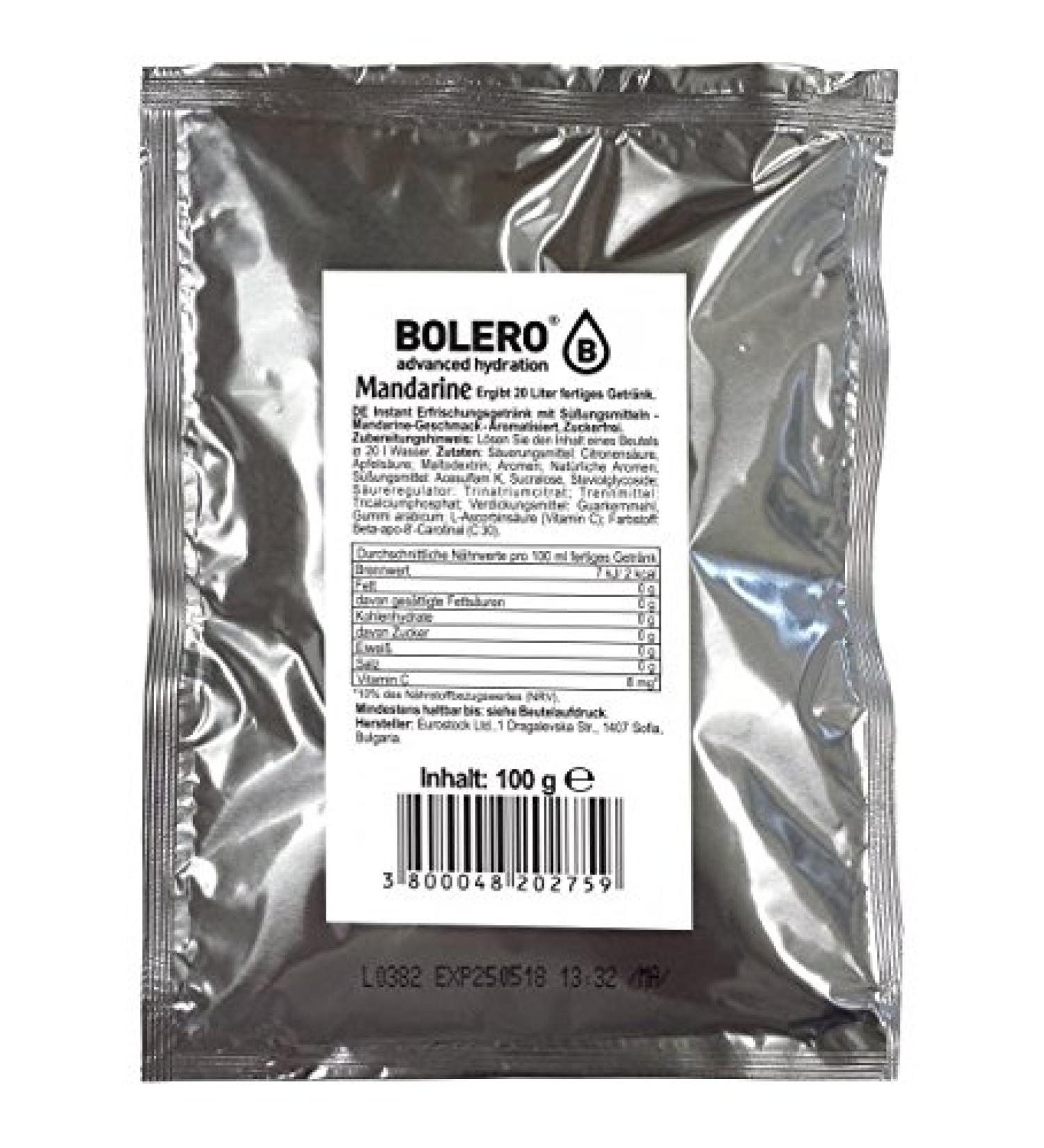 Bolero Bolero Drink Mandarin with Stevia Bag of 100 g
