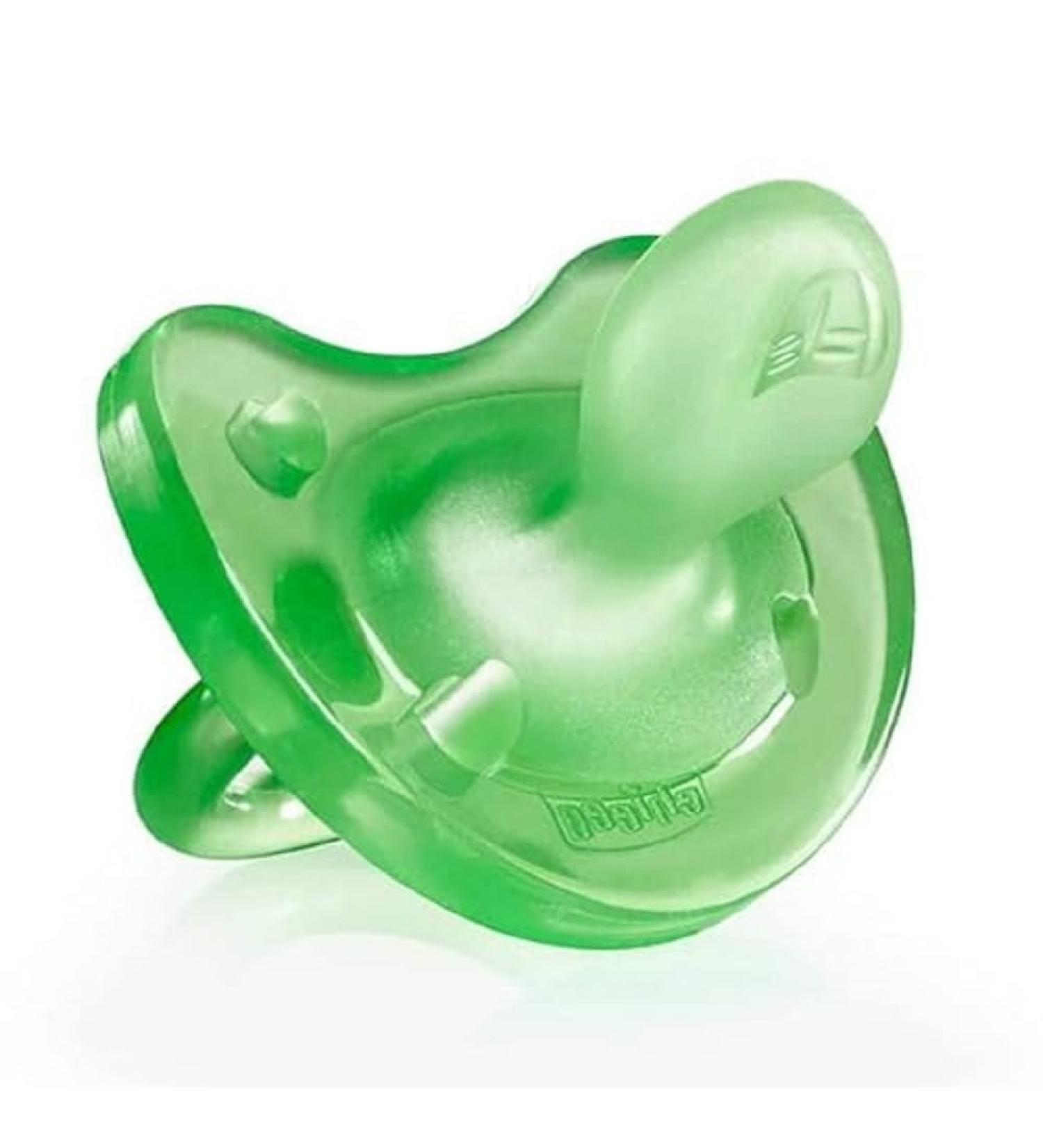 Chicco 00002712310000 Teat "Physio Soft" 6m+ silicone 1 piece neutral green