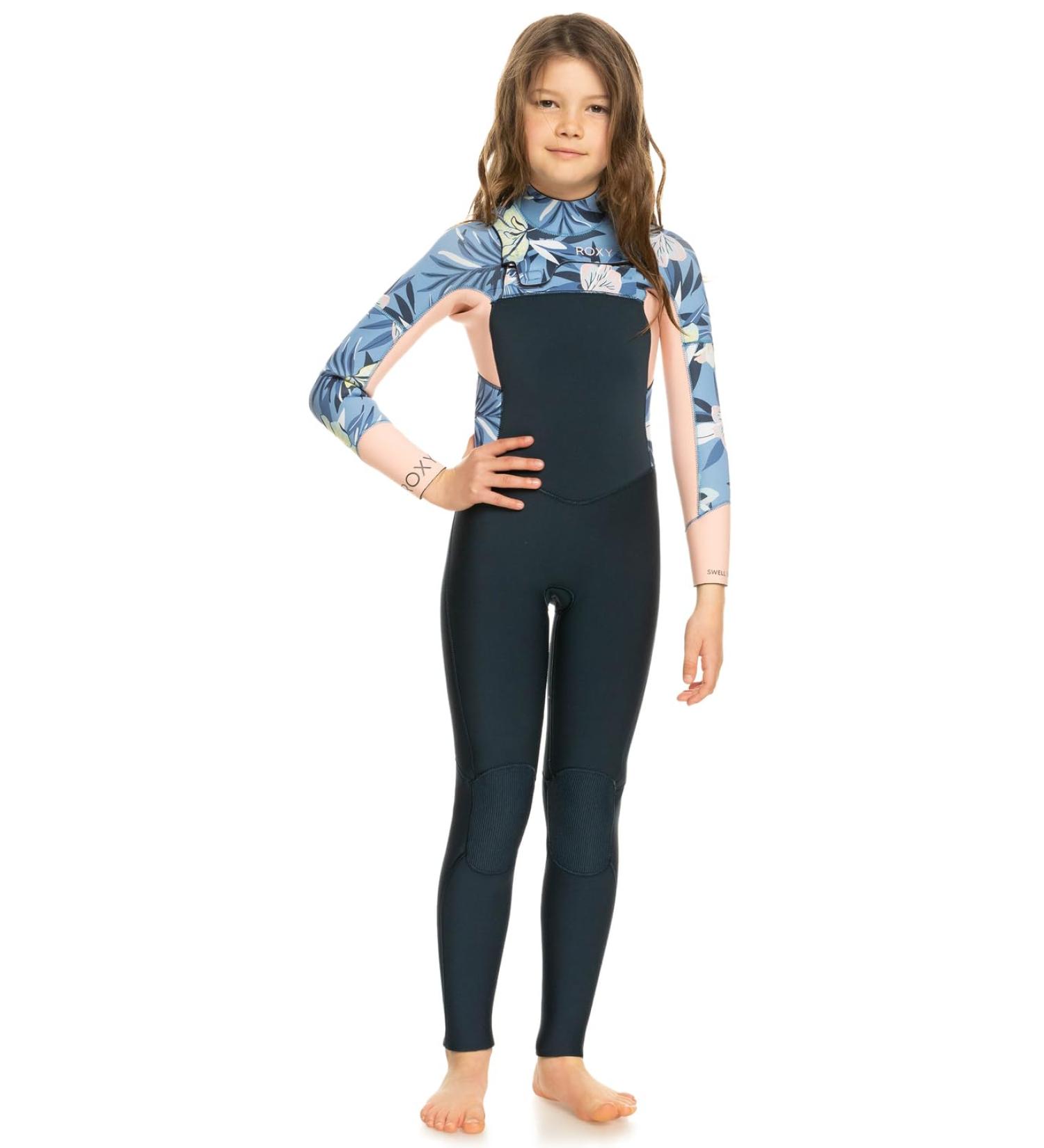 Roxy Girls Swell Series 5/4/3mm Chest Zip GBS Wetsuit - Allure - Thermal Warm Heat Layer Layers Lightweight - 14G - Buy Online on GoSupps.com