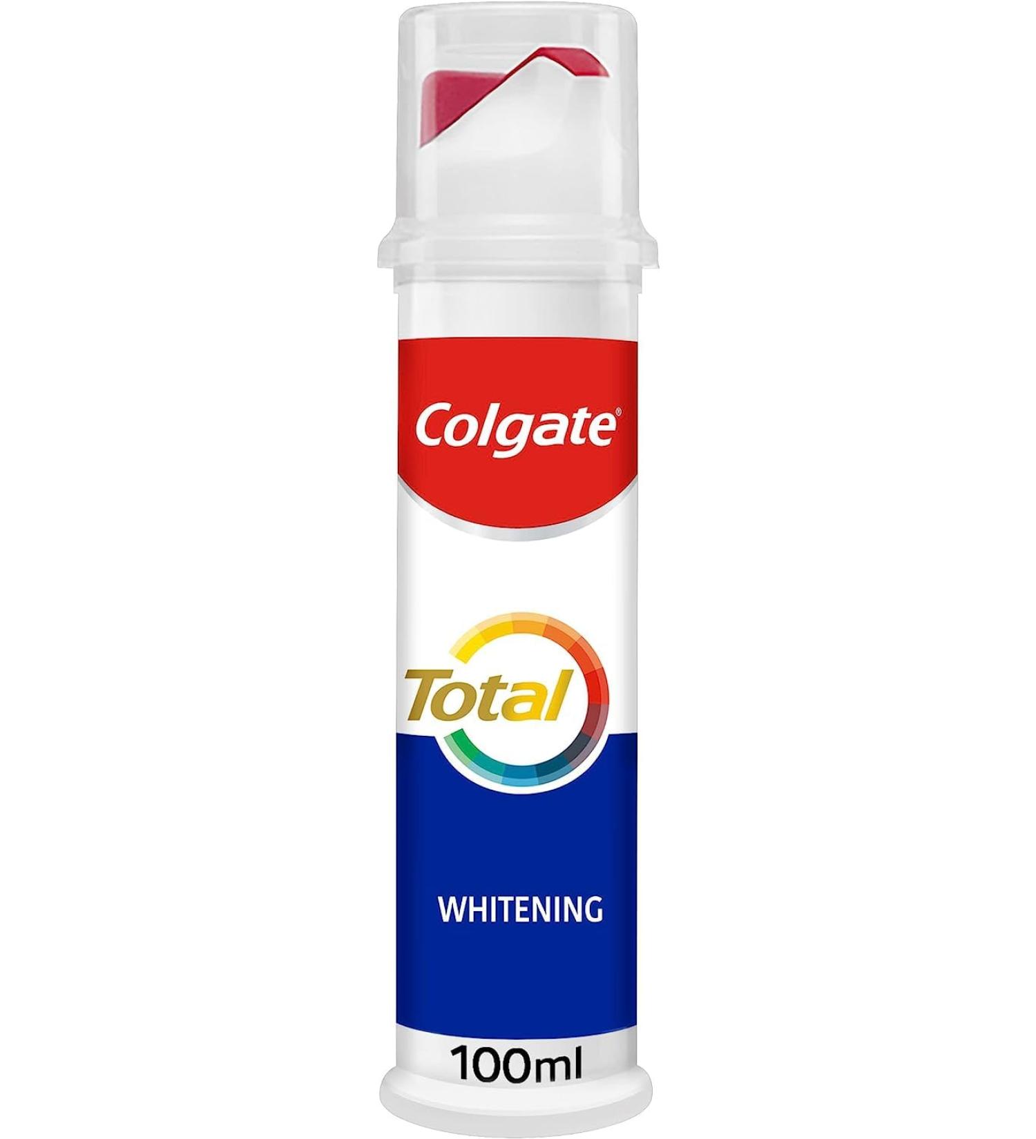 Colgate Total Whitening Toothpaste Pump 100ml - Pack of 1 - Buy Online on GoSupps.com