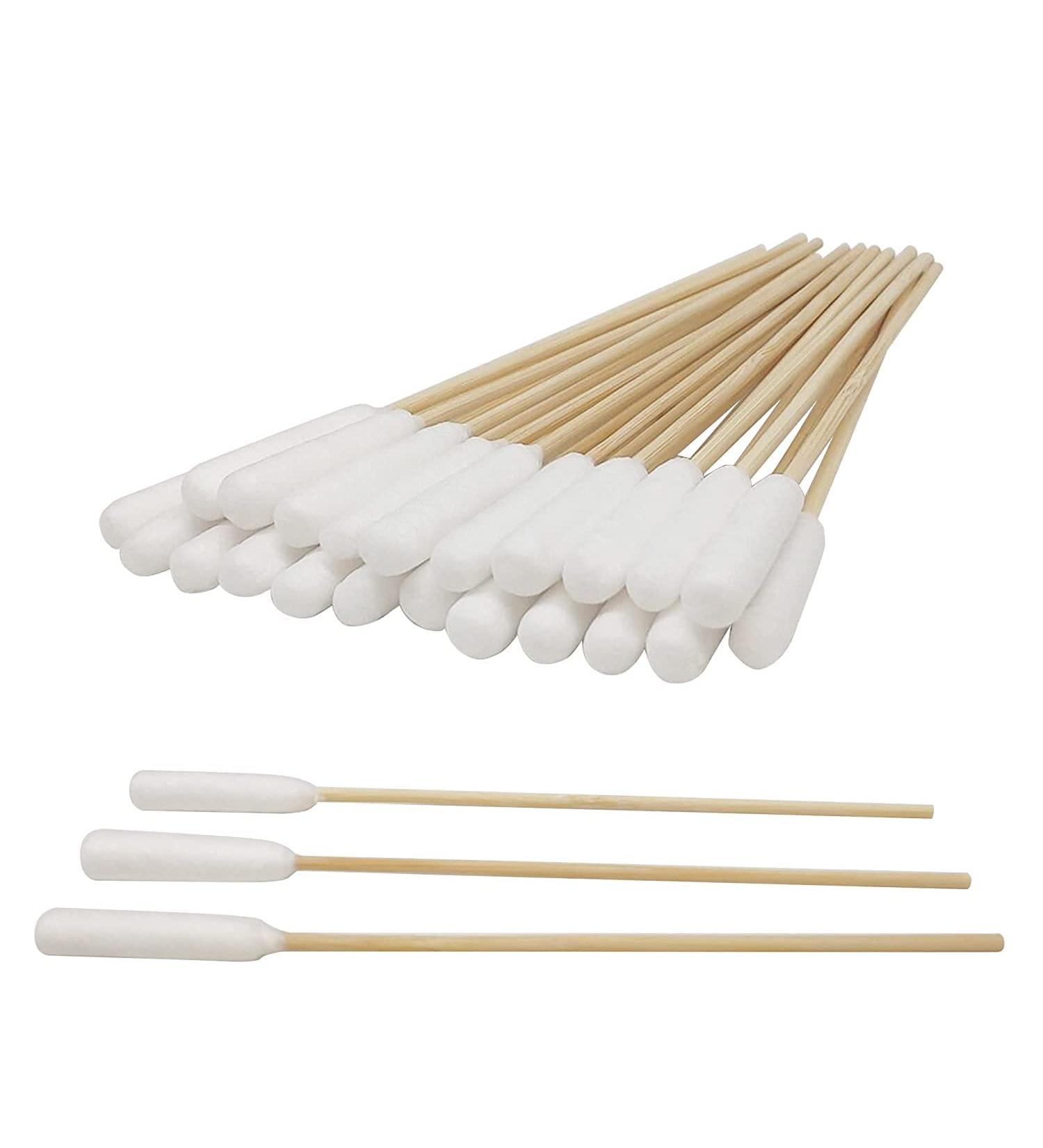 6 Inch Cotton Swabs for Medium and Large Pets - 100pcs for Ears Cleaning or Makeup - Buy Online on GoSupps.com