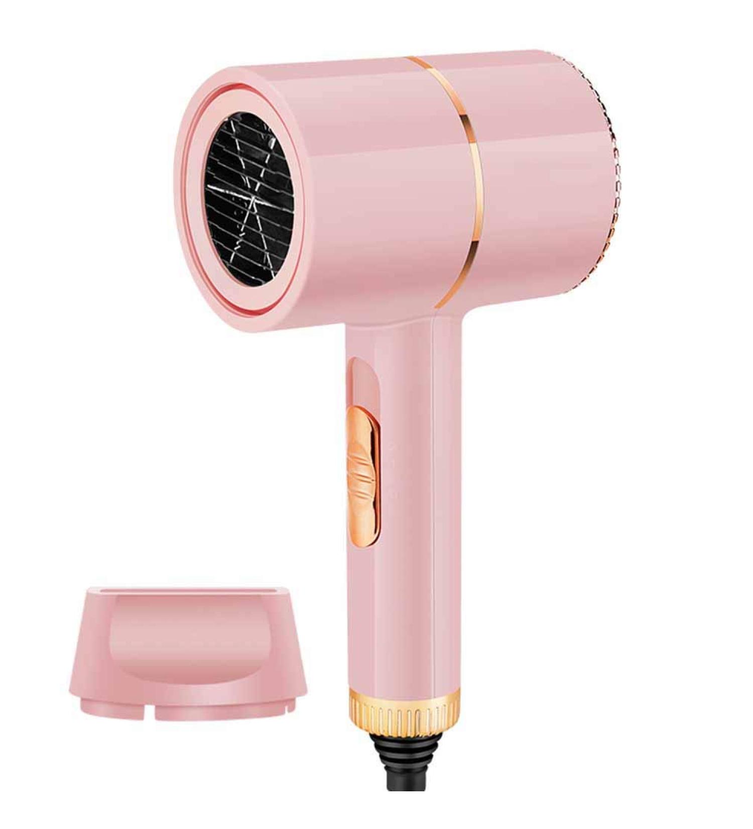 Professional Hair Dryer Ionic Hair Dryer Salon Hairdryer 1200W Constant Temperature Hair Dryer Powerful 3 Speed Settings DC Motor for Heathly Looking Hair Low Noise for Travel and Home Pink - Buy Online on GoSupps.com