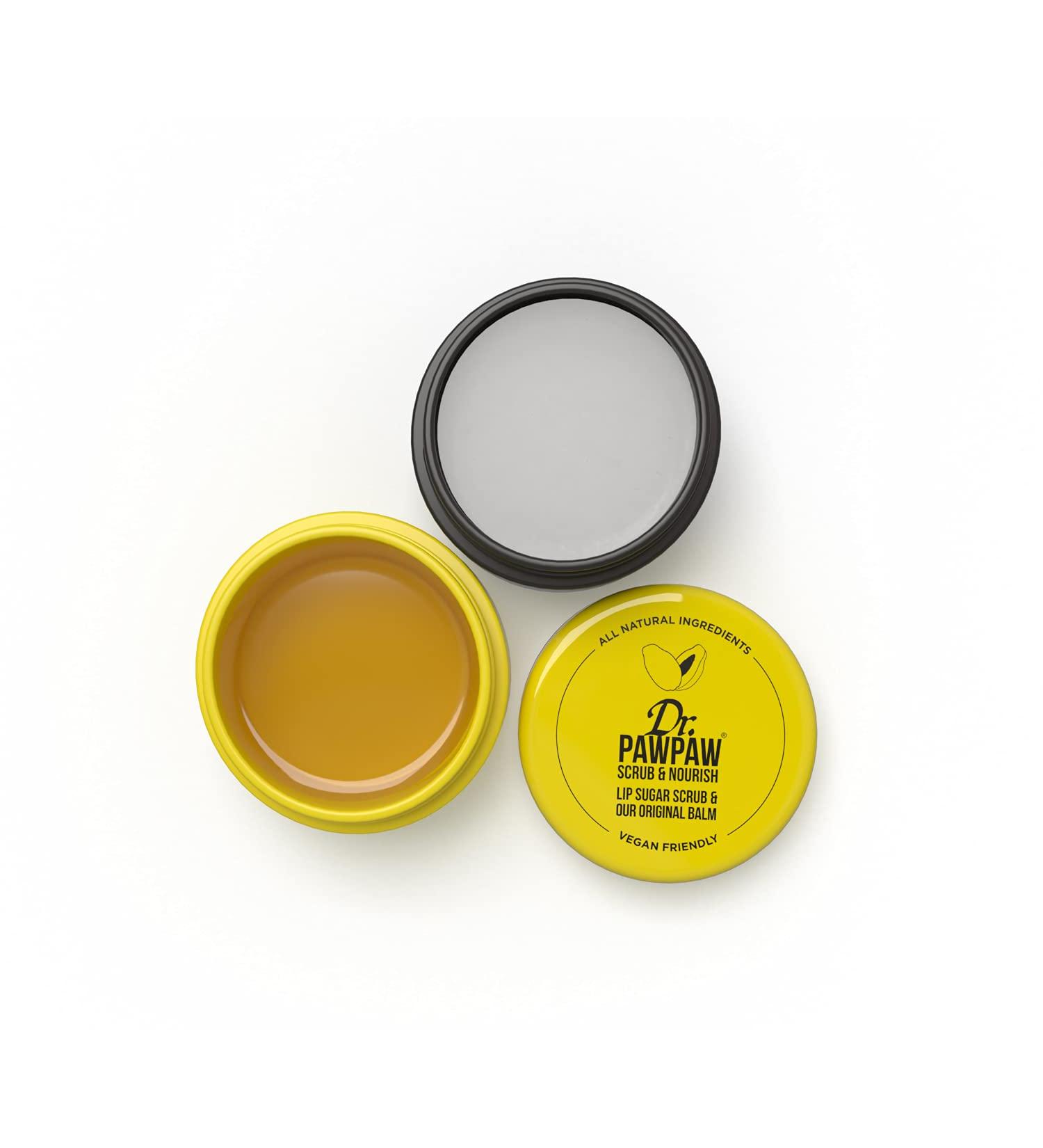 Dr. PAWPAW Lip Sugar Scrub & Original Balm 0.55 fl oz - Moisturizing Lip Care - Buy Online on GoSupps.com
