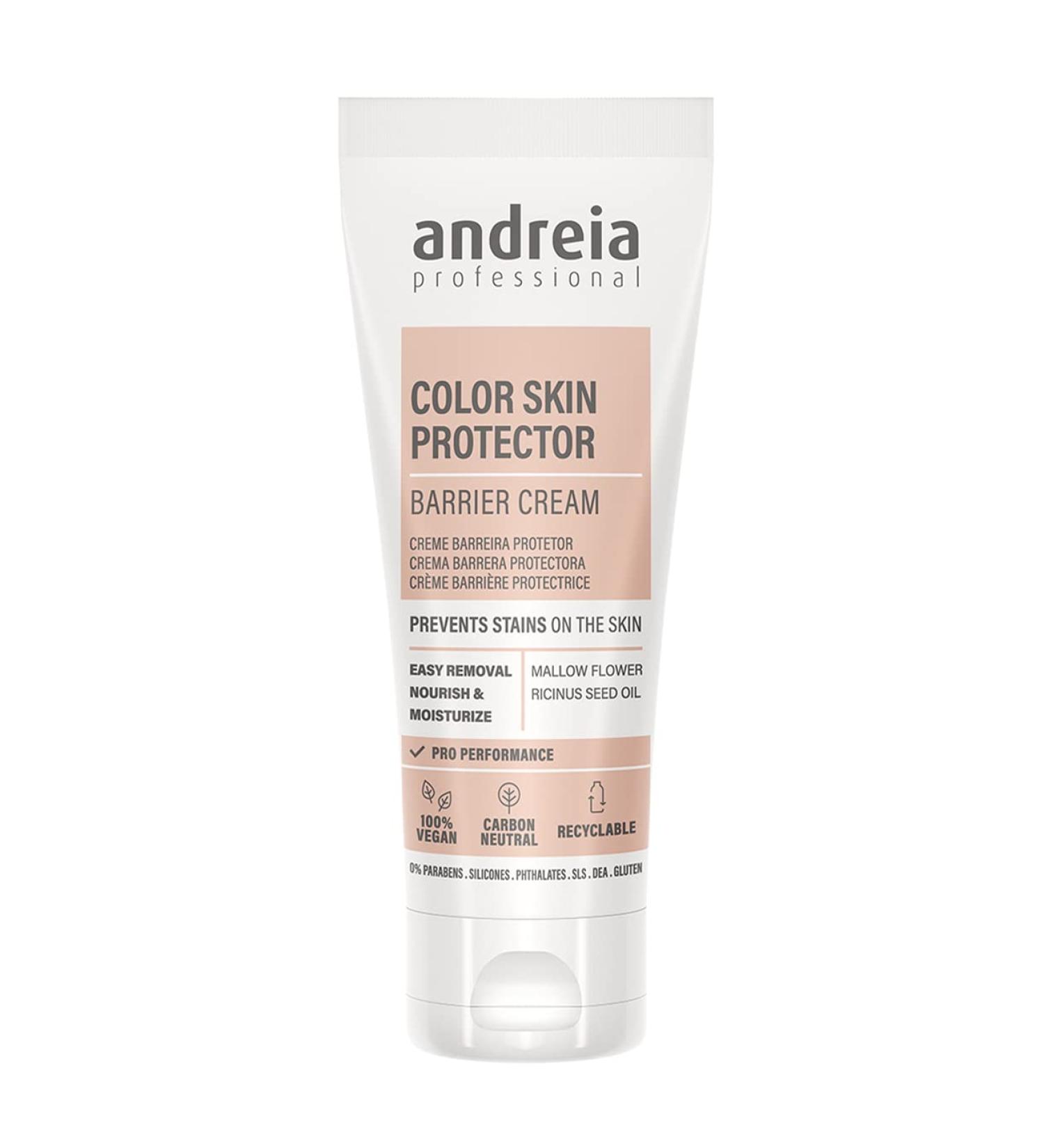 Andreia Professional Colour Skin Protector Barrier Cream 100 ml - Prevents Skin Staines from Colour Dye Bleaching Process - Easy Apply + Removal - Buy Online on GoSupps.com