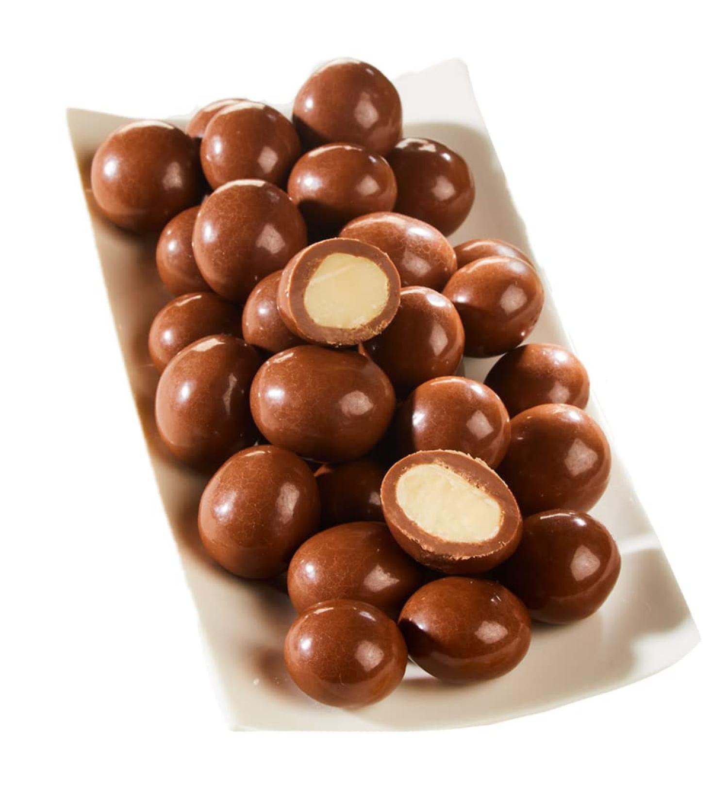 Schrader Macadamia Nuts in Chocolate - Indulgent Milk Chocolate Treats | 200g - Buy Online International Shipping - Buy Online on GoSupps.com