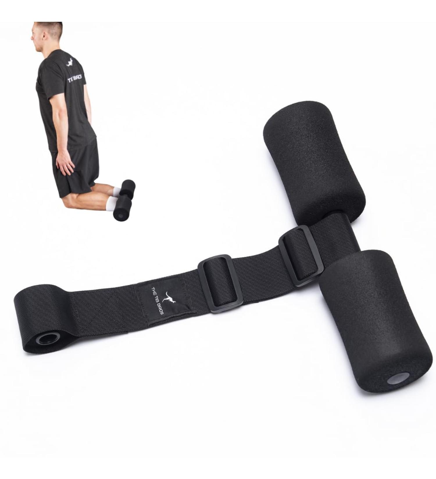 Nordic Hamstring Curl Strap - Abdominal Crunch & Sissy Squat | Easy Setup Premium Comfort Durable | International Shipping - Buy Online on GoSupps.com